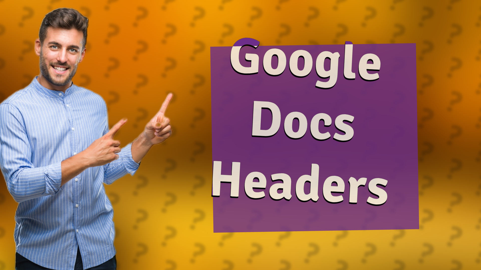 Google Docs Headers
