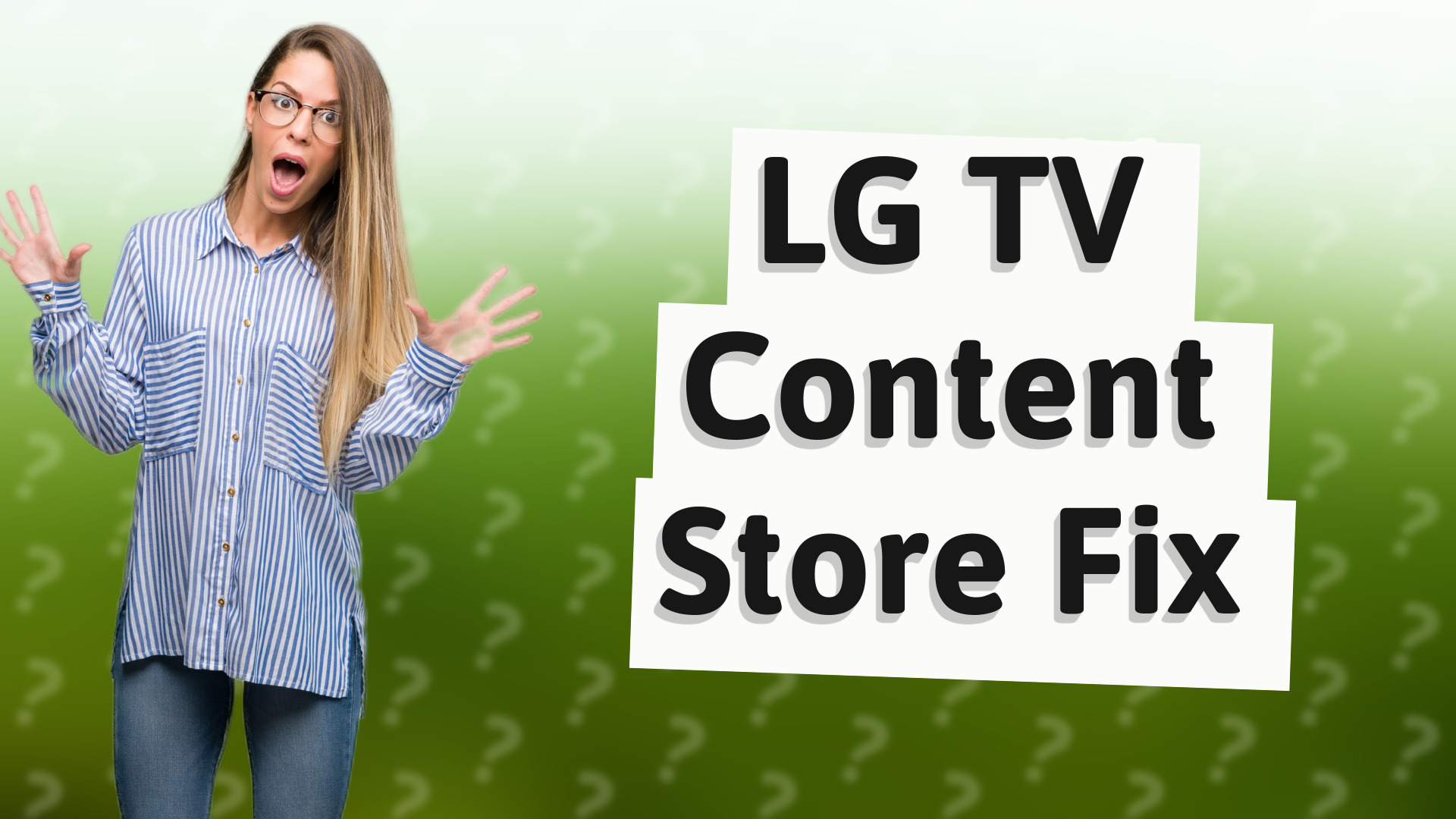 LG TV Content Store Fix
