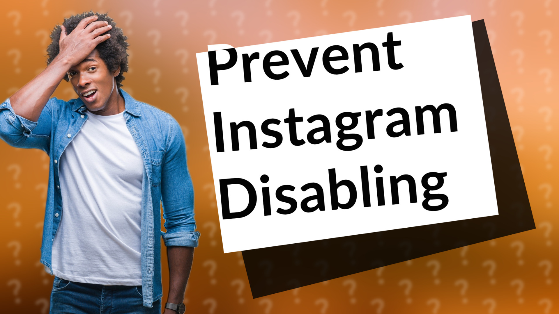 Prevent Instagram Disabling