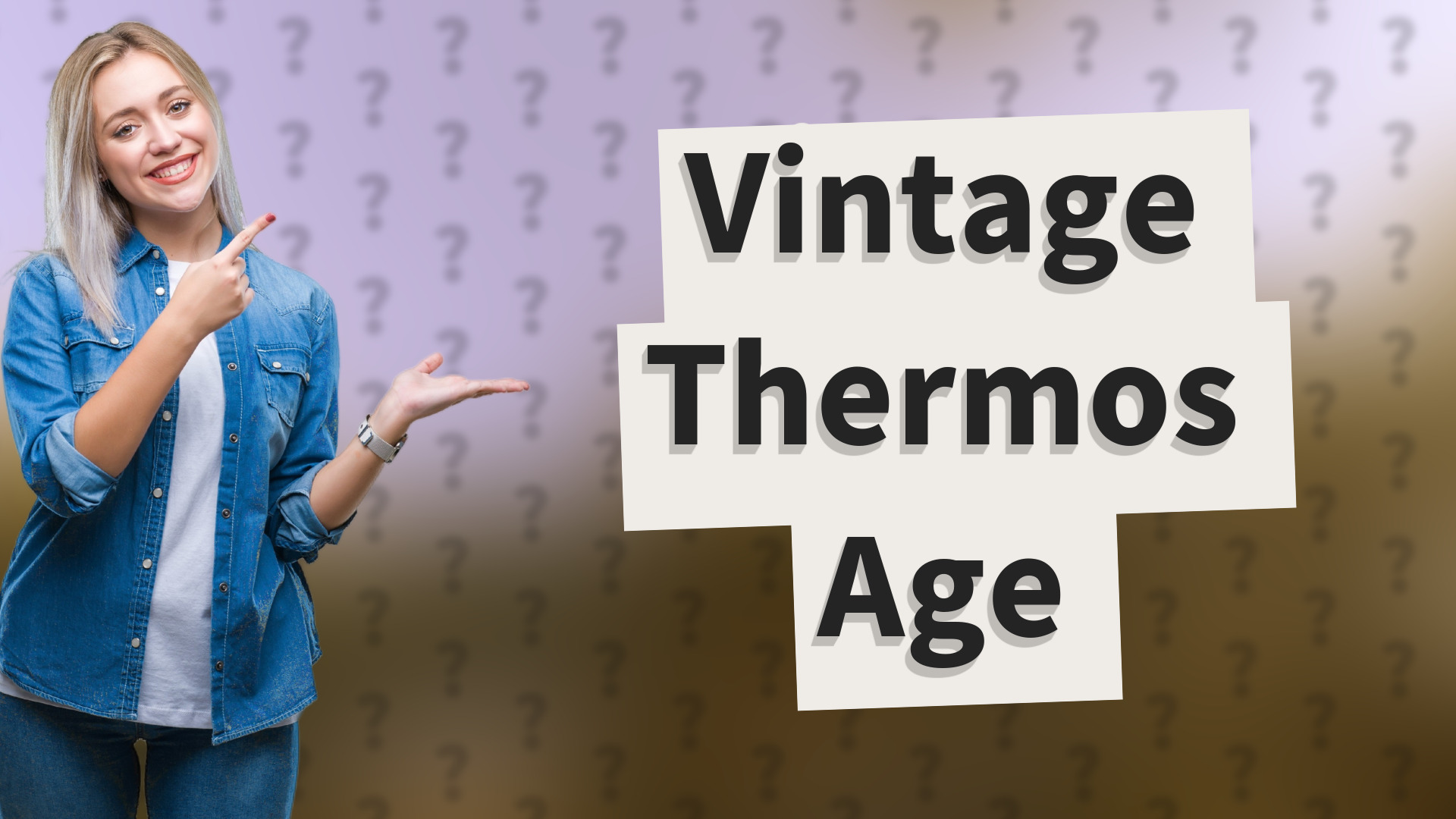 Vintage Thermos Age