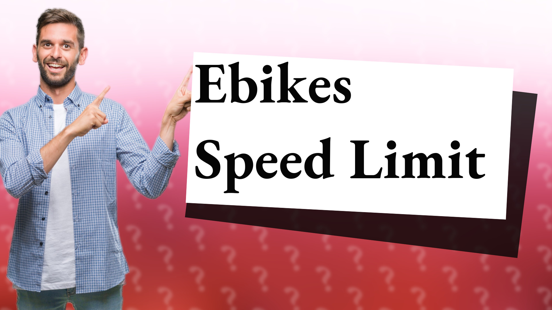 Ebikes Speed Limit