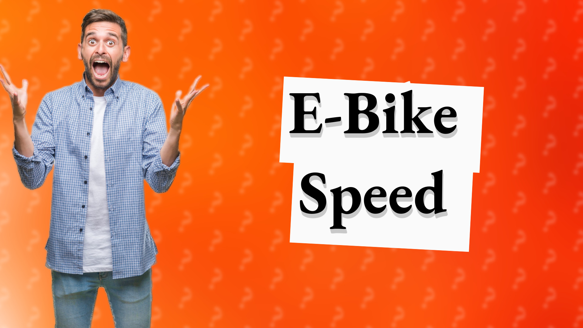E-Bike Speed