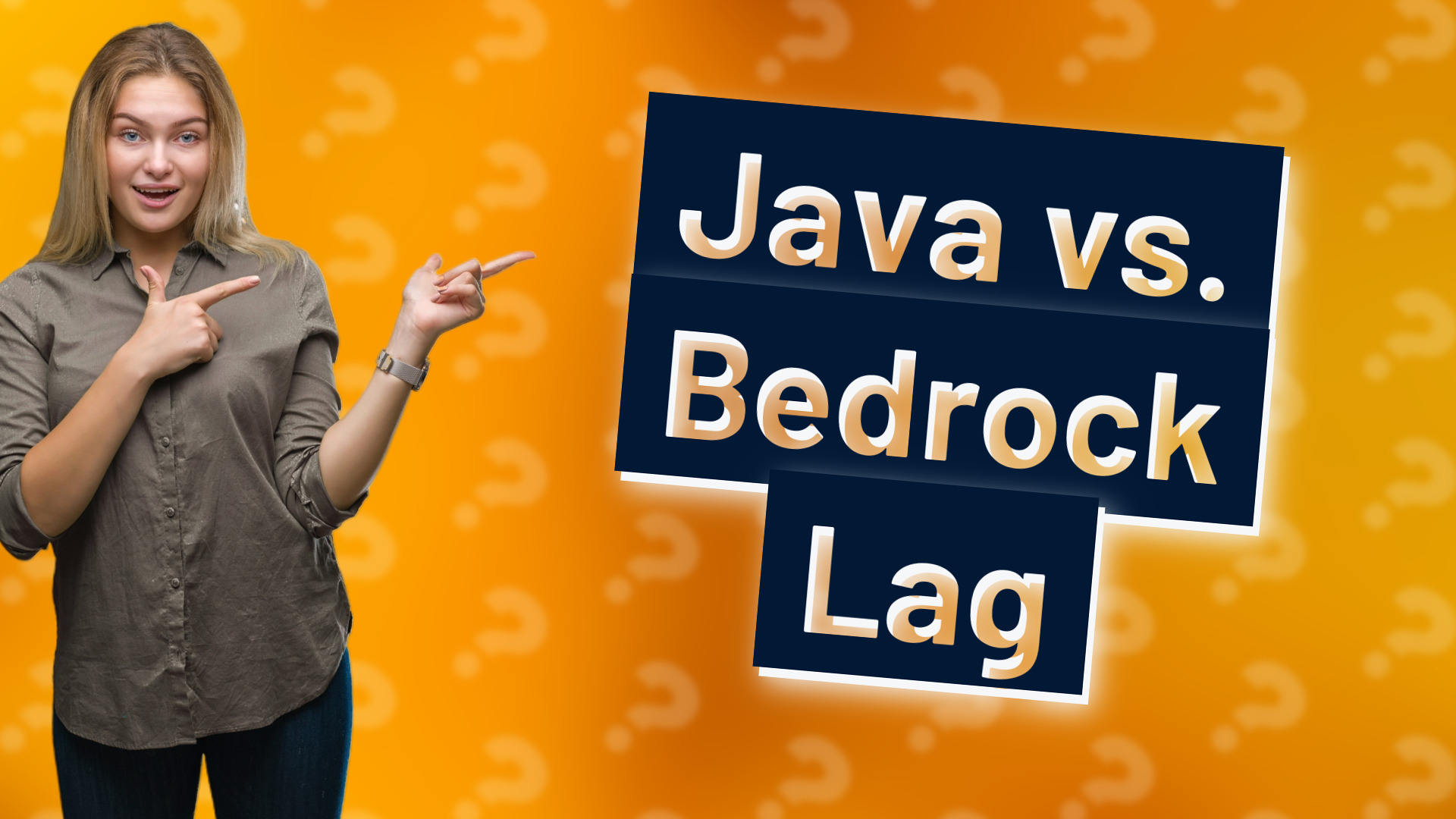 Java vs. Bedrock Lag