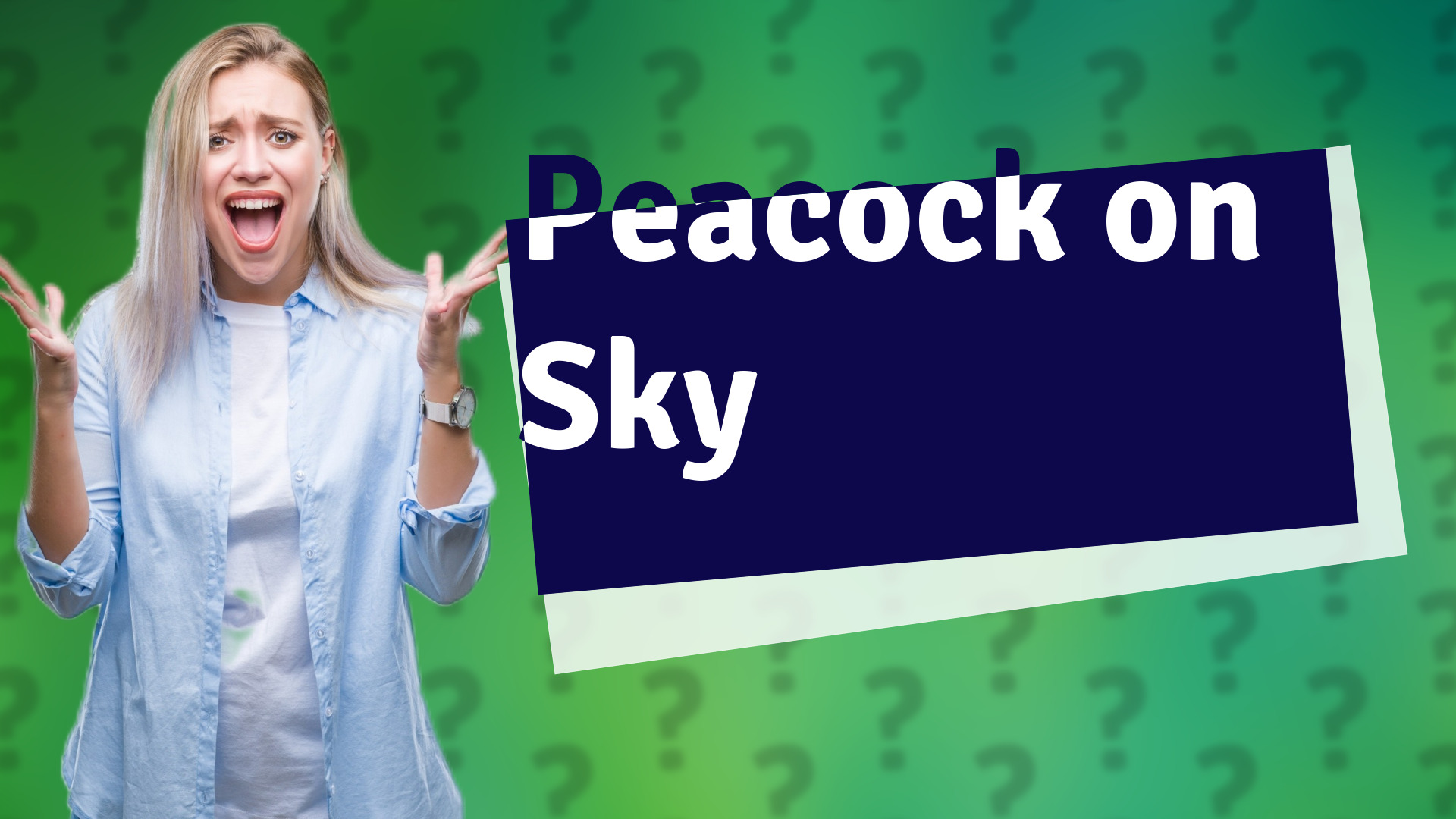 Peacock on Sky