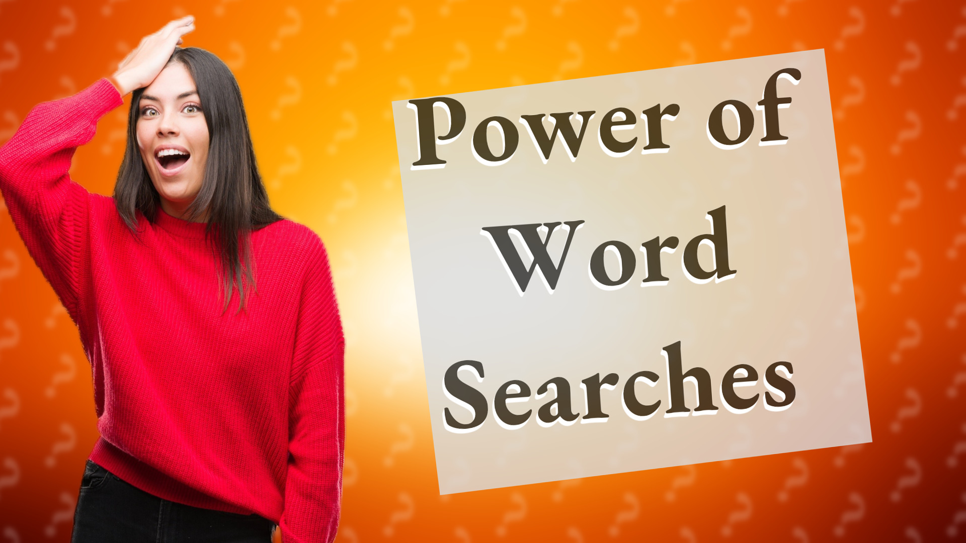Power of Word Searches