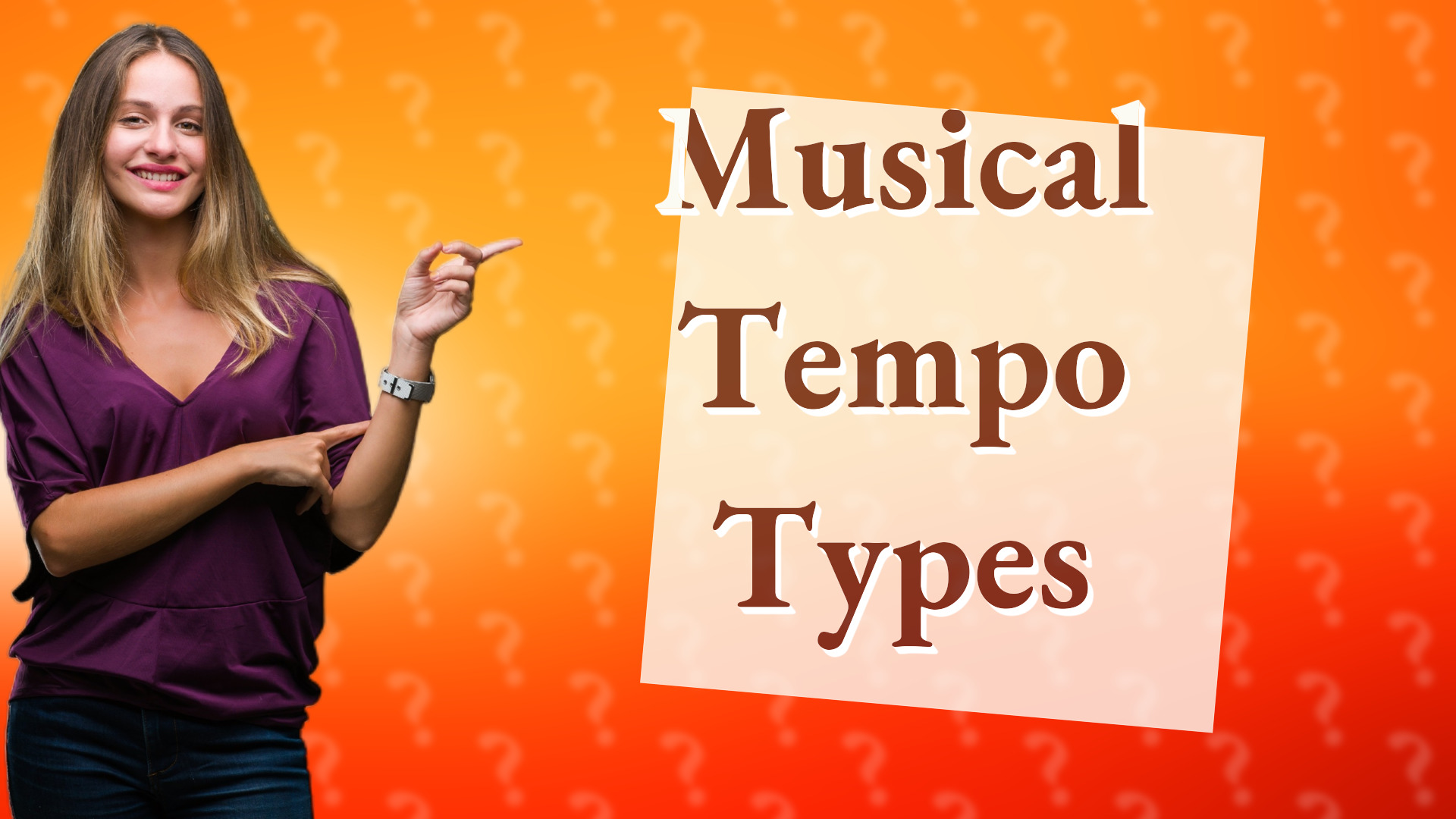 Musical Tempo Types