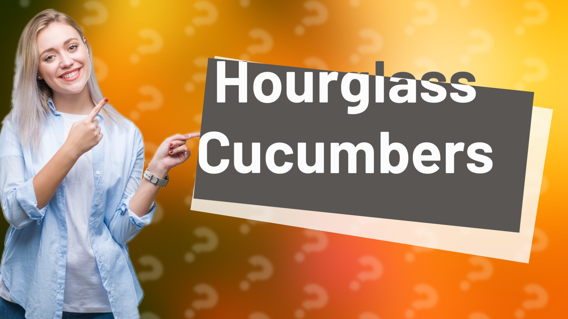 Hourglass Cucumbers
