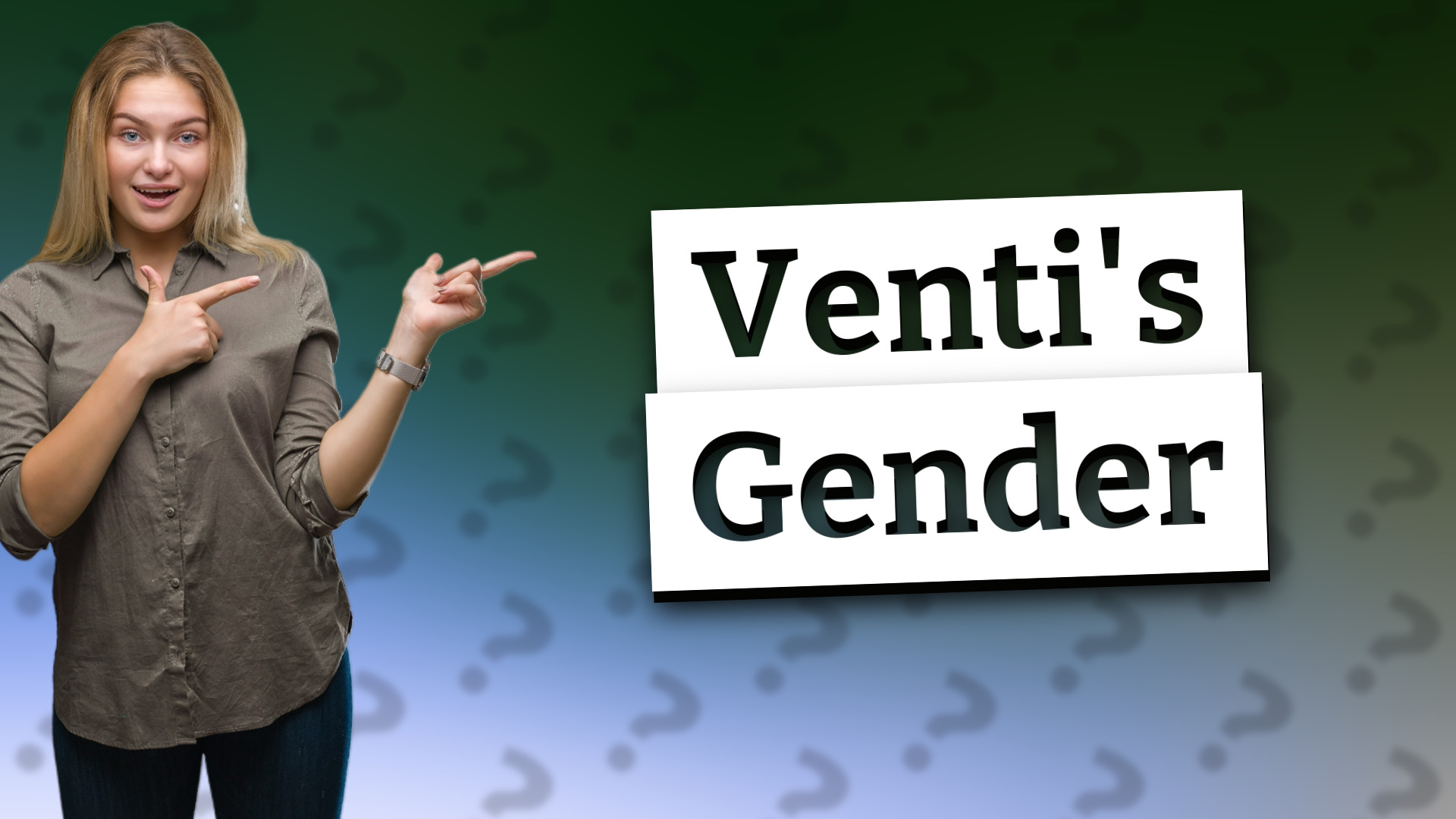 Venti's Gender