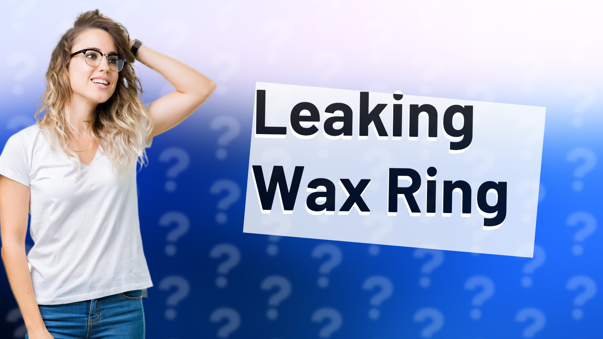 Leaking Wax Ring