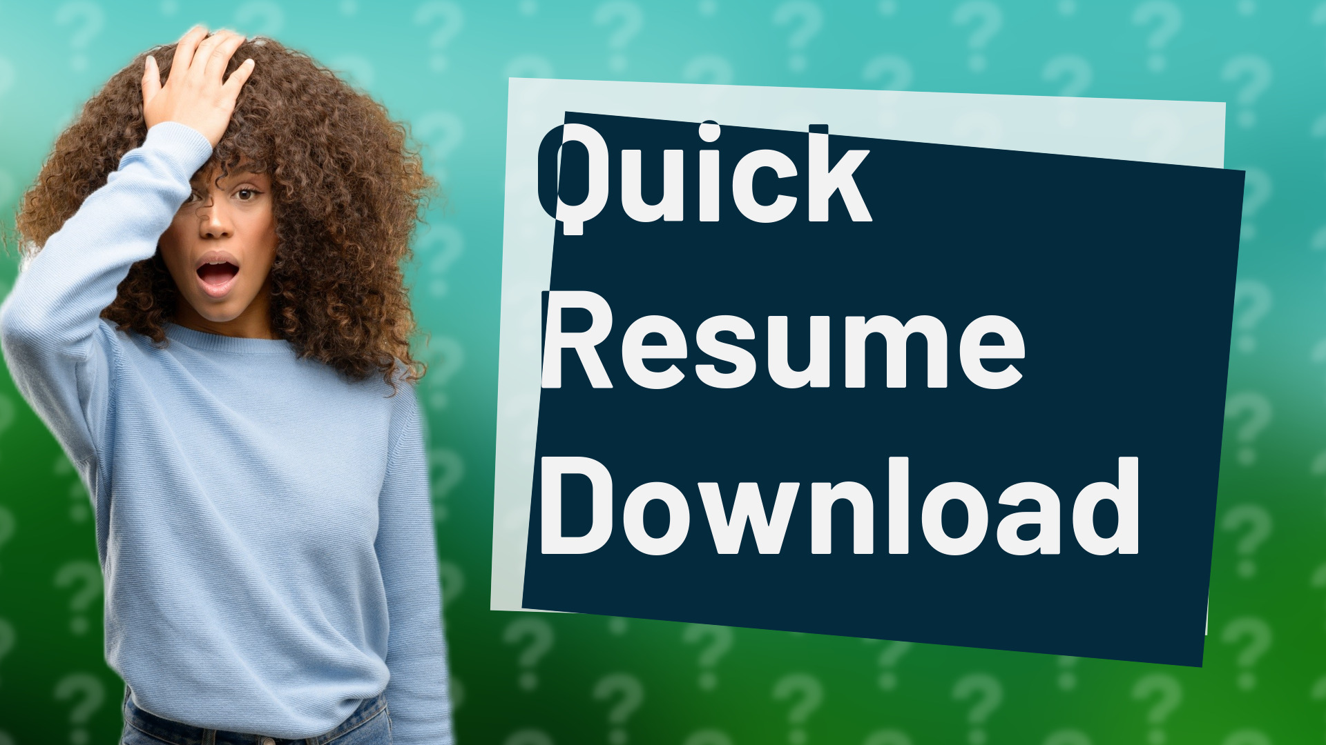 Quick Resume Download