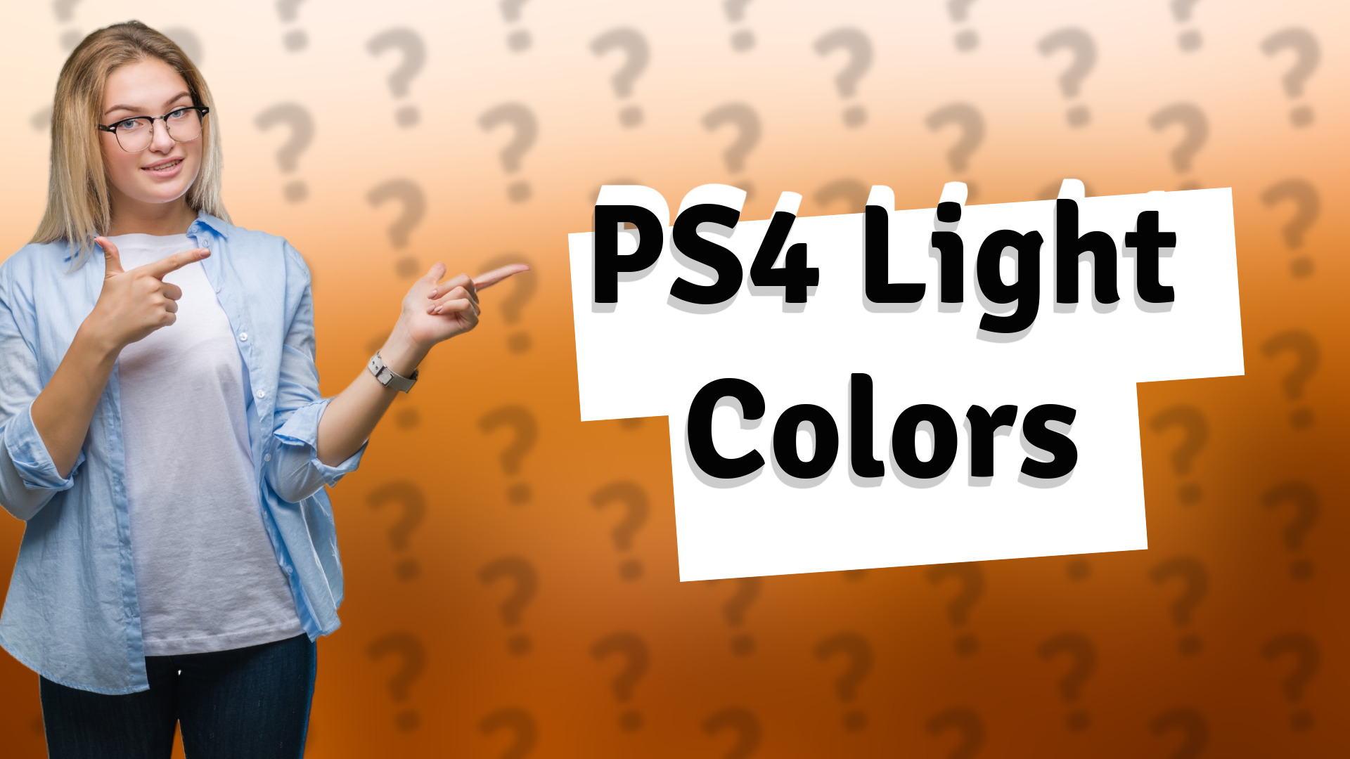 PS4 Light Colors