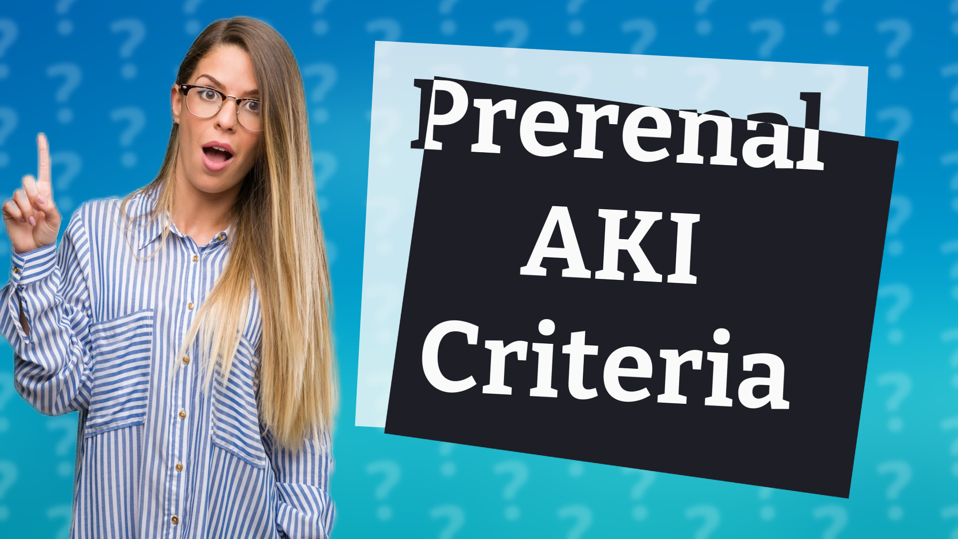Prerenal AKI Criteria