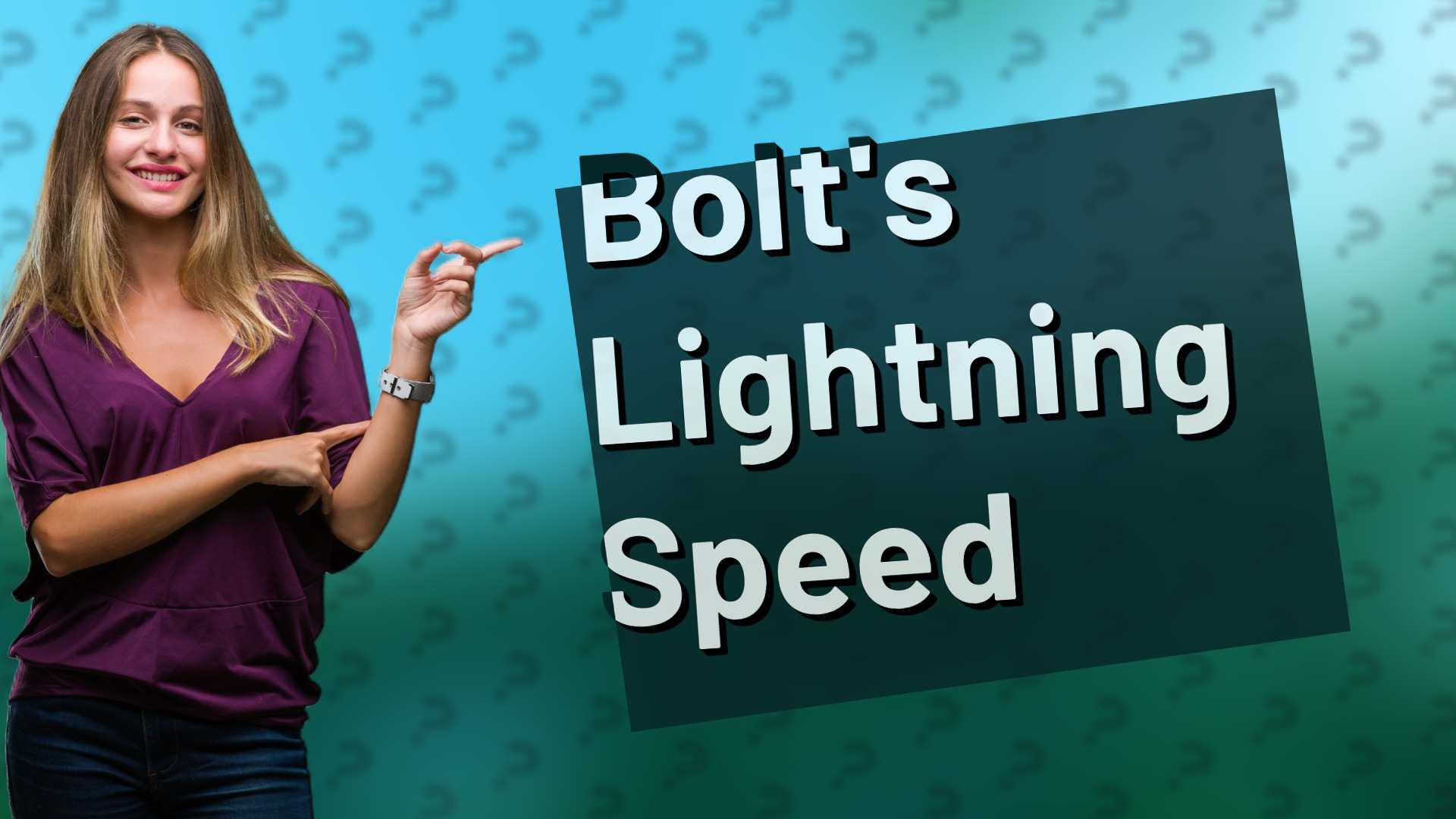 Bolt's Lightning Speed