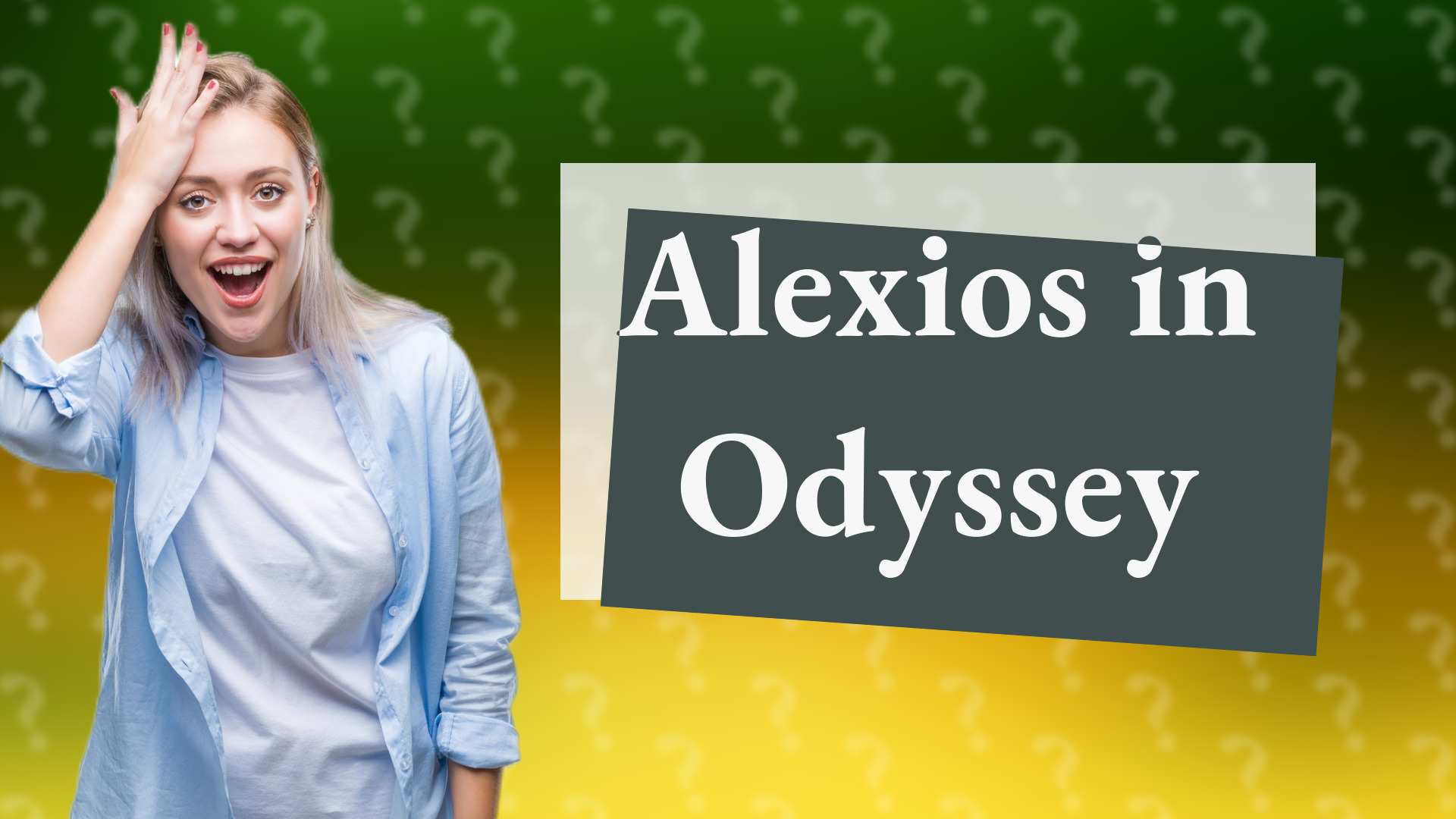 Alexios in Odyssey
