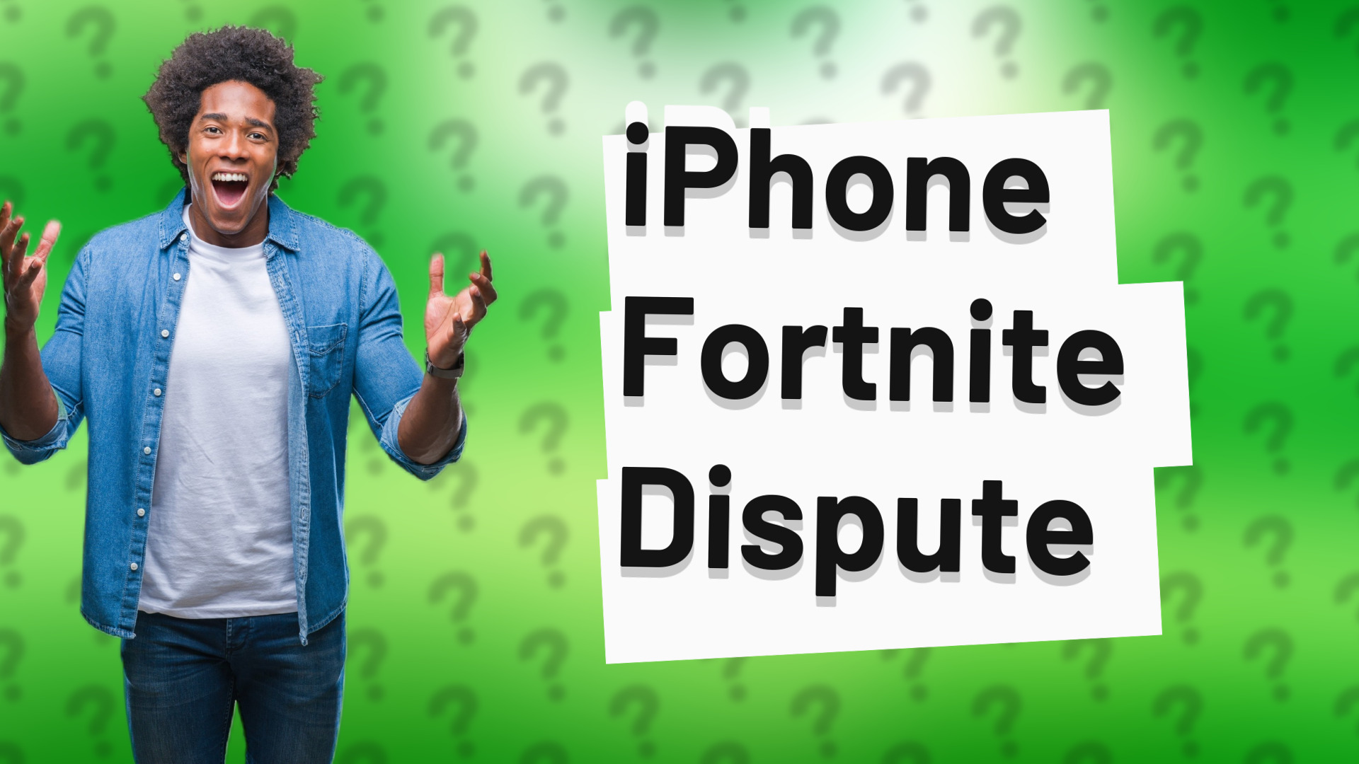iPhone Fortnite Dispute