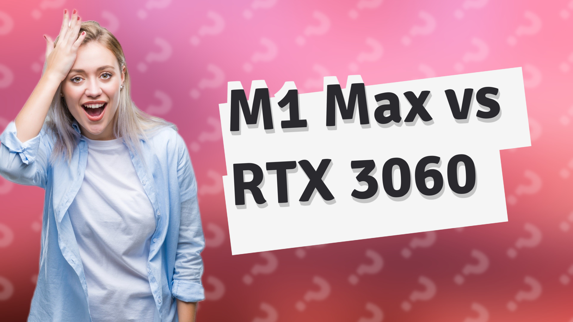 M1 Max vs RTX 3060