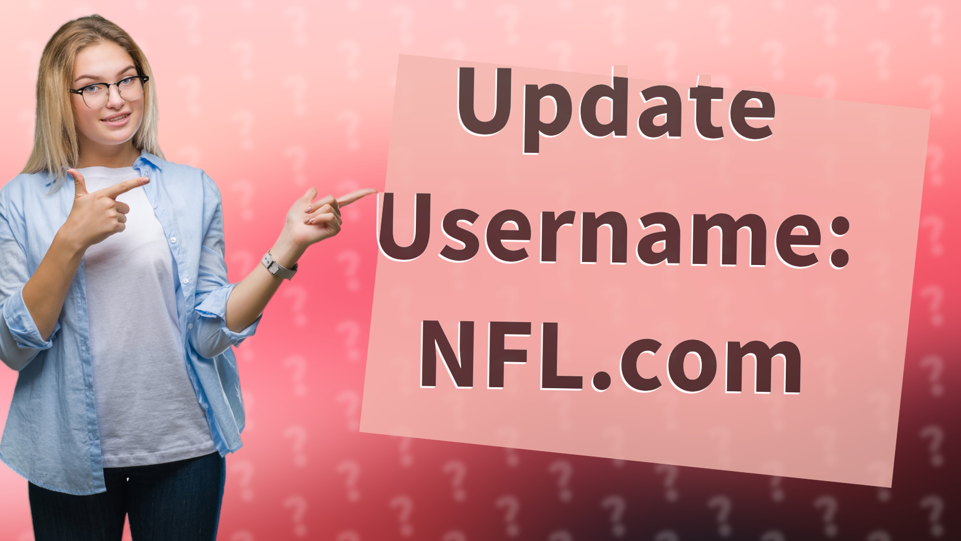 Update Username: NFL.com