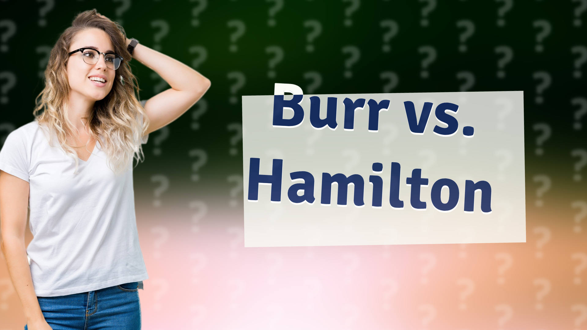 Burr vs. Hamilton