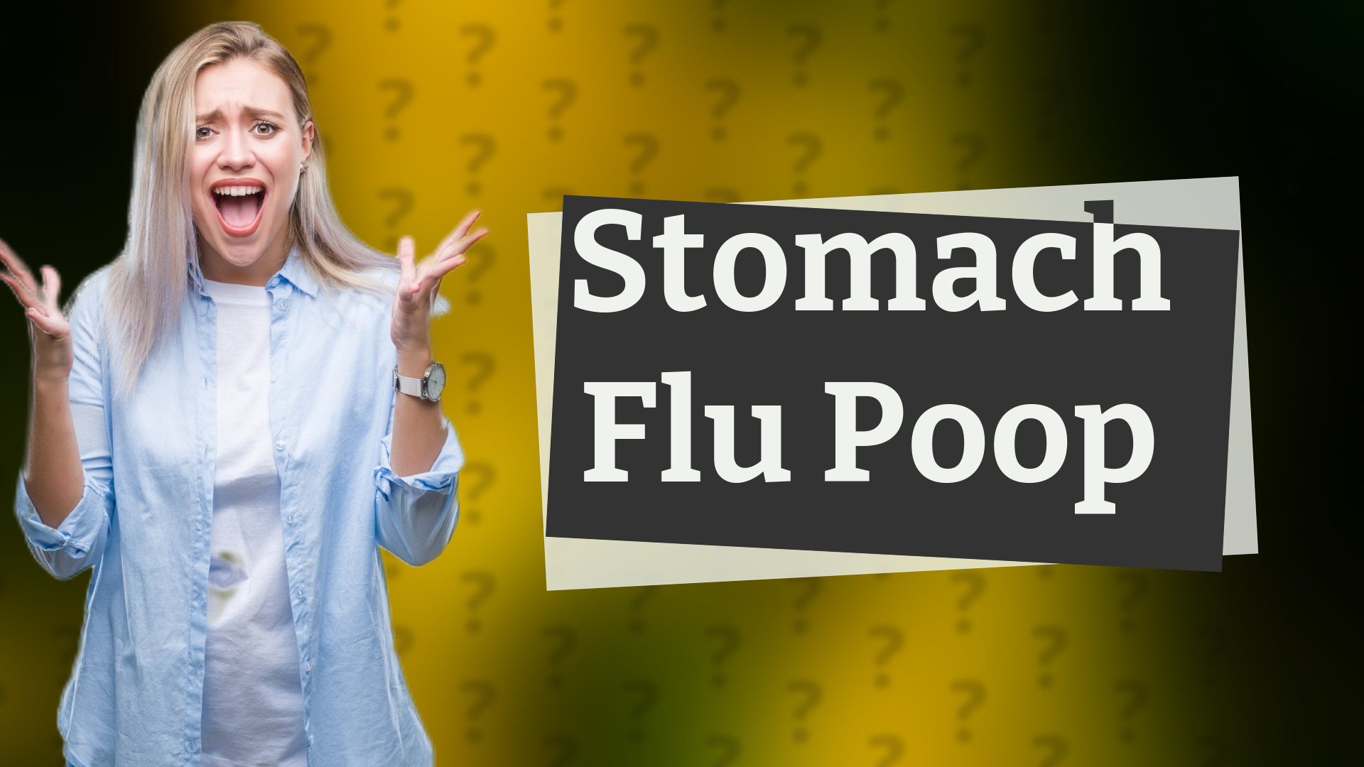 Stomach Flu Poop