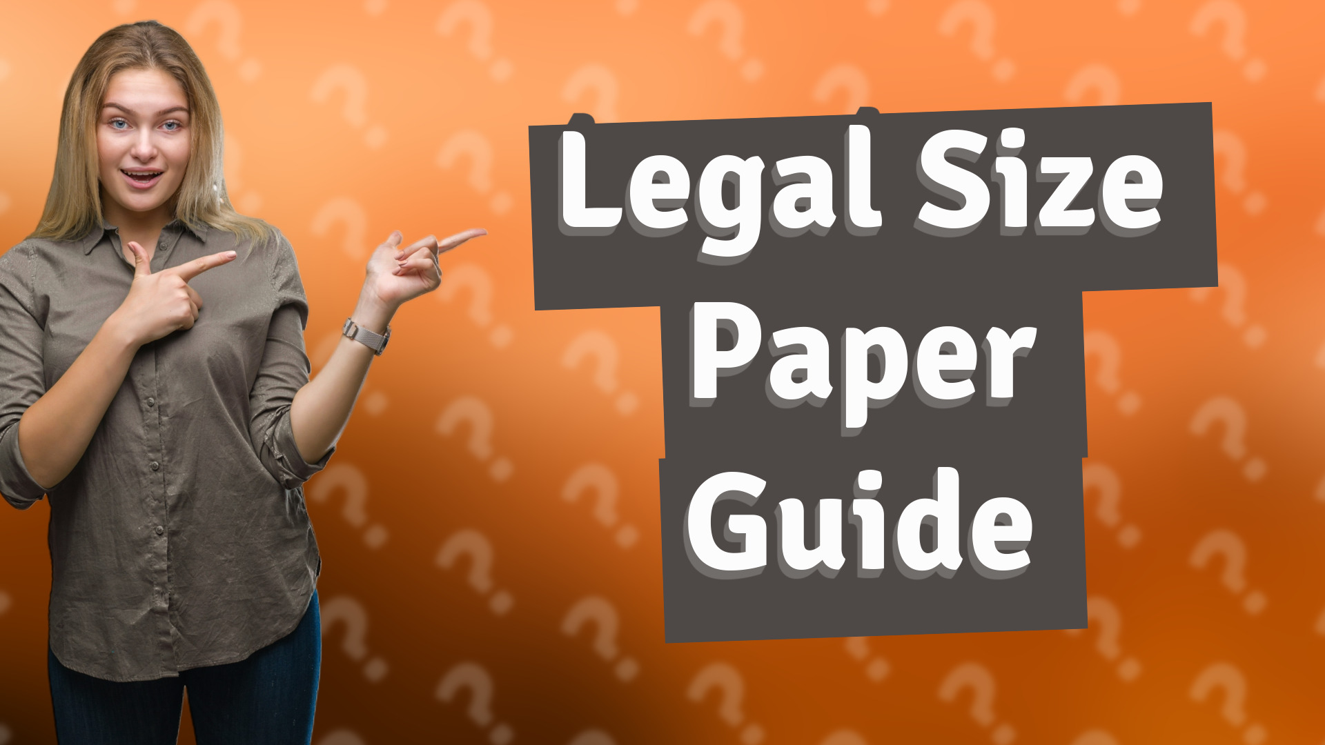 Legal Size Paper Guide