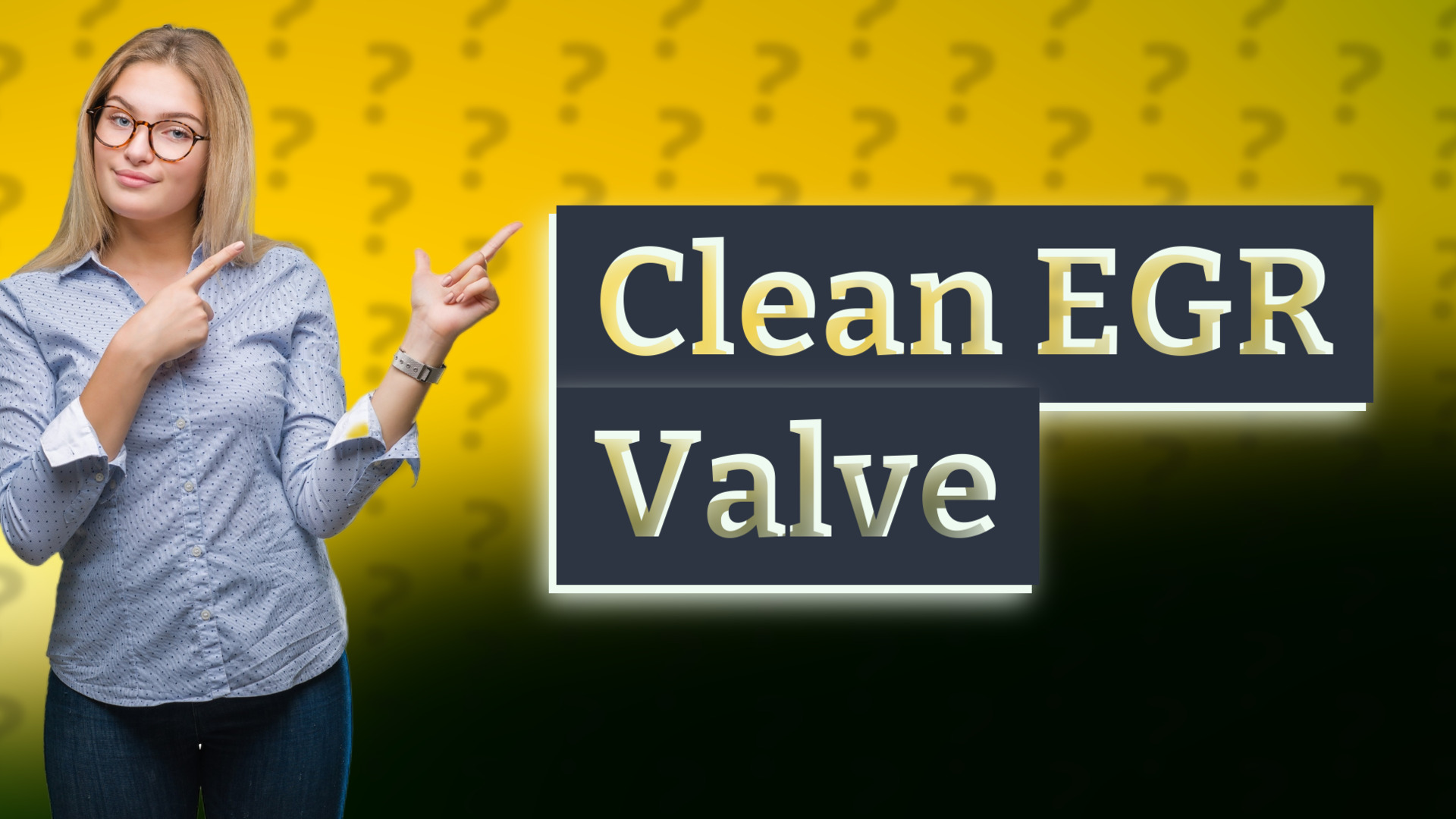 Clean EGR Valve