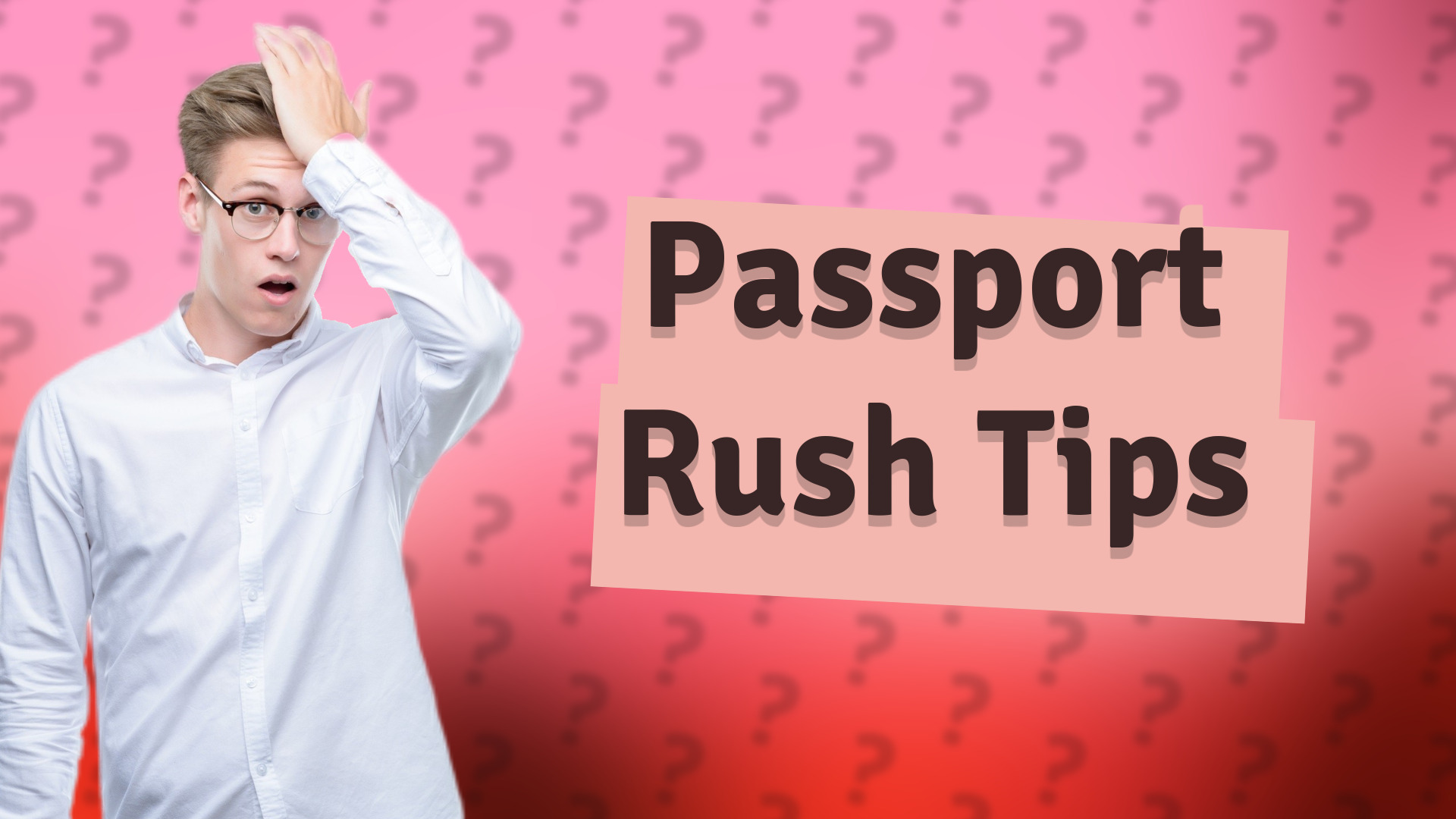 Passport Rush Tips