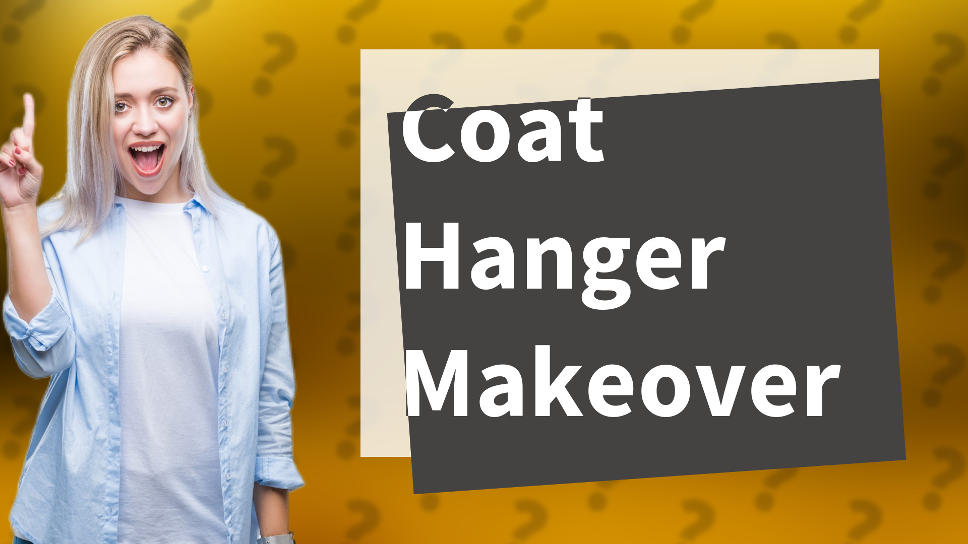 Coat Hanger Makeover