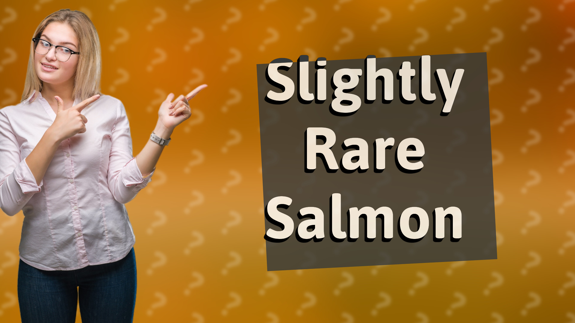 Slightly Rare Salmon