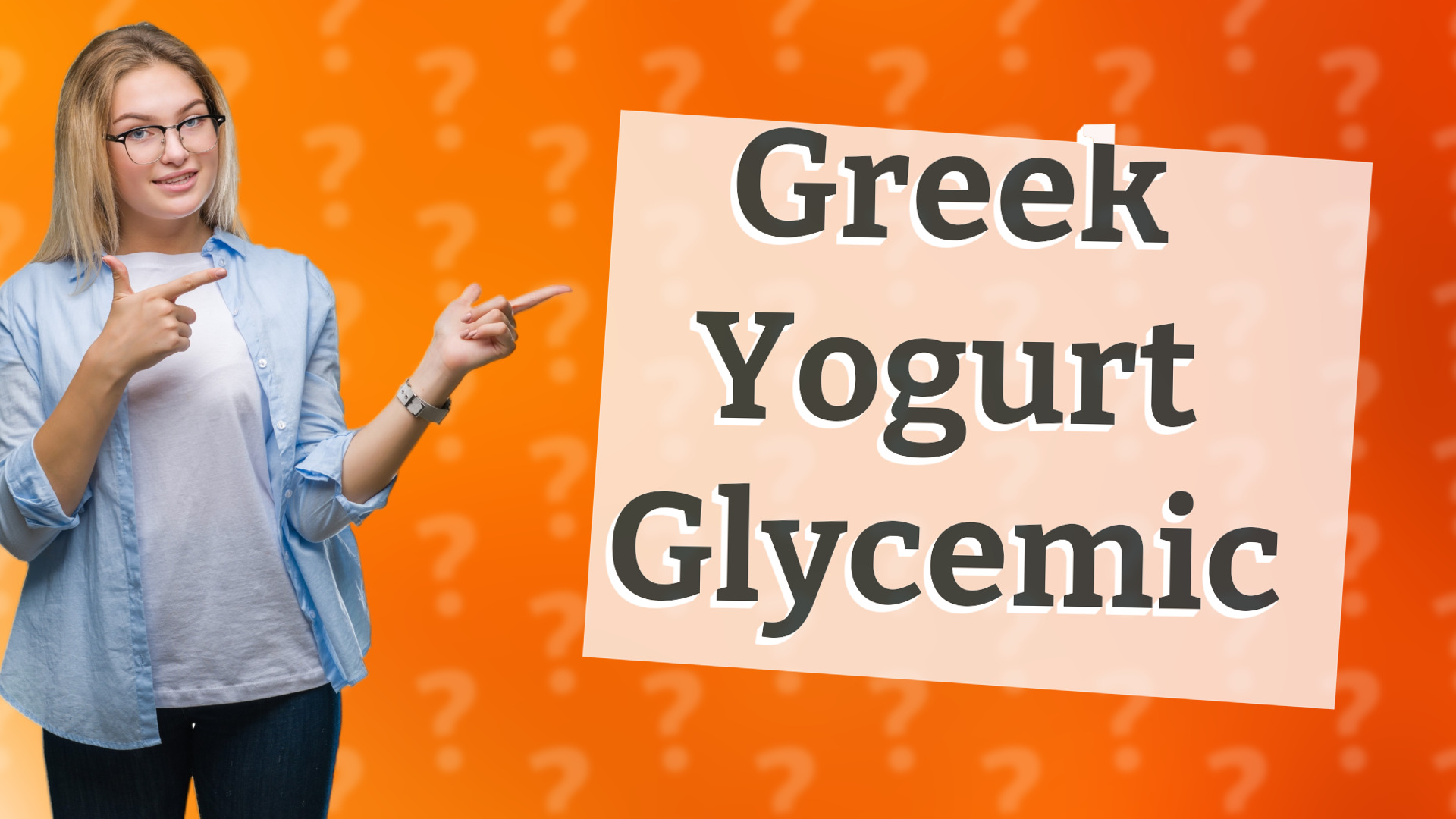 Greek Yogurt Glycemic
