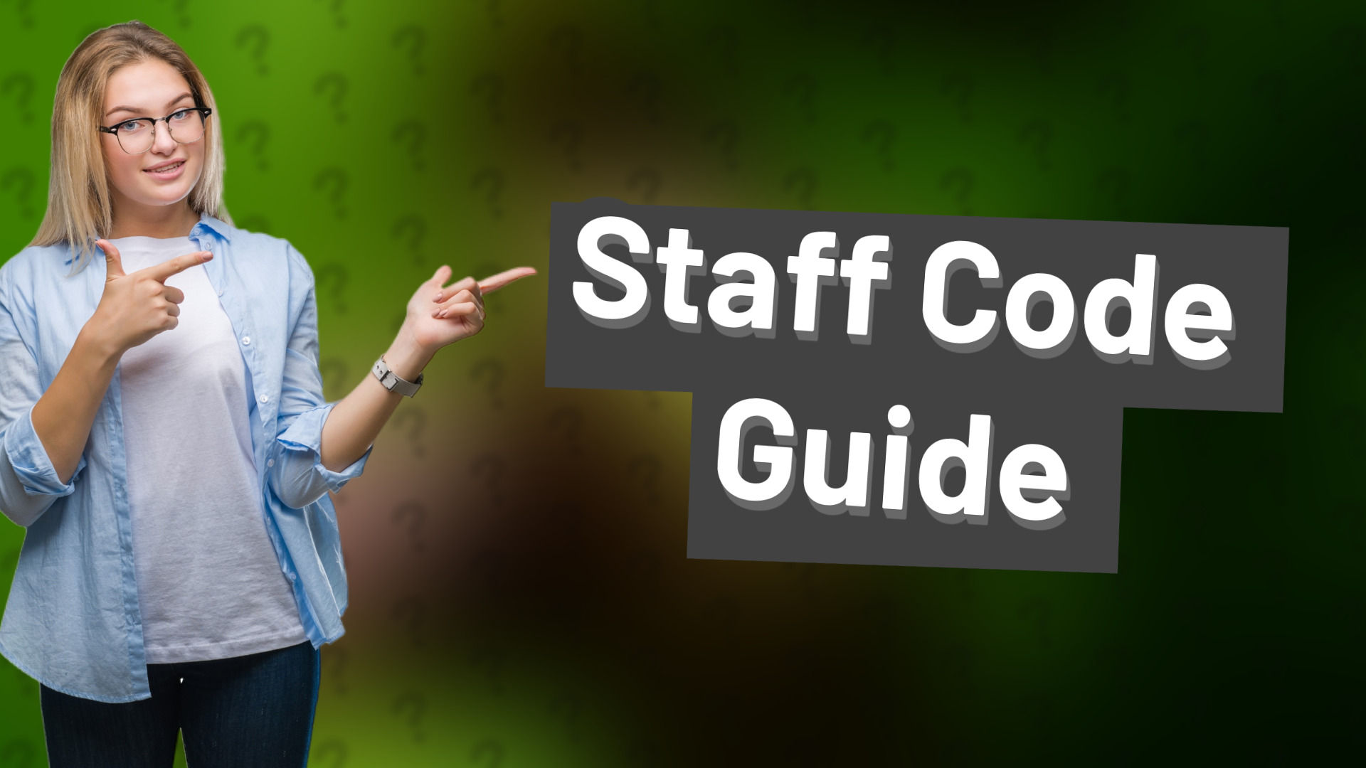 Staff Code Guide