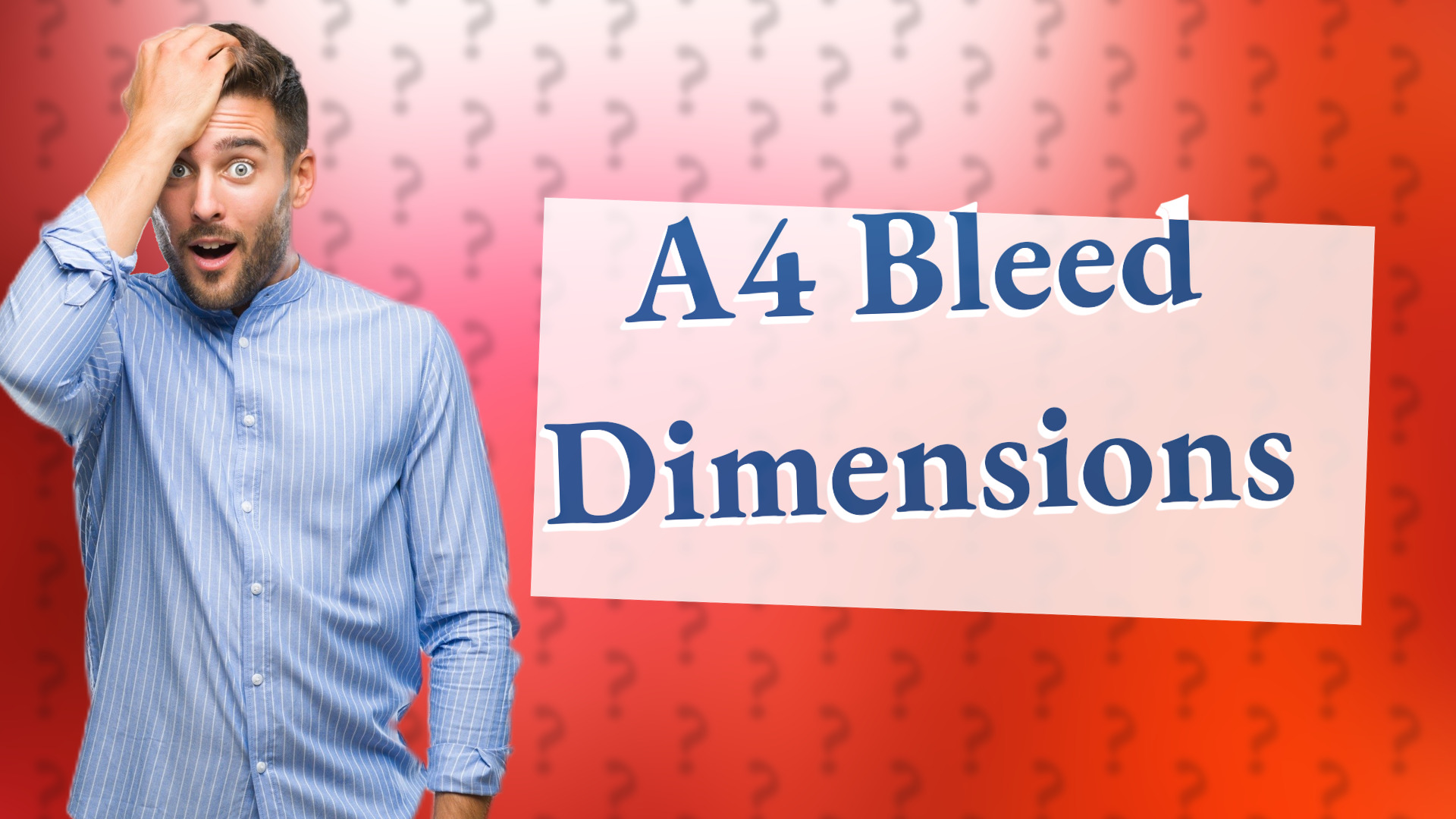 A4 Bleed Dimensions
