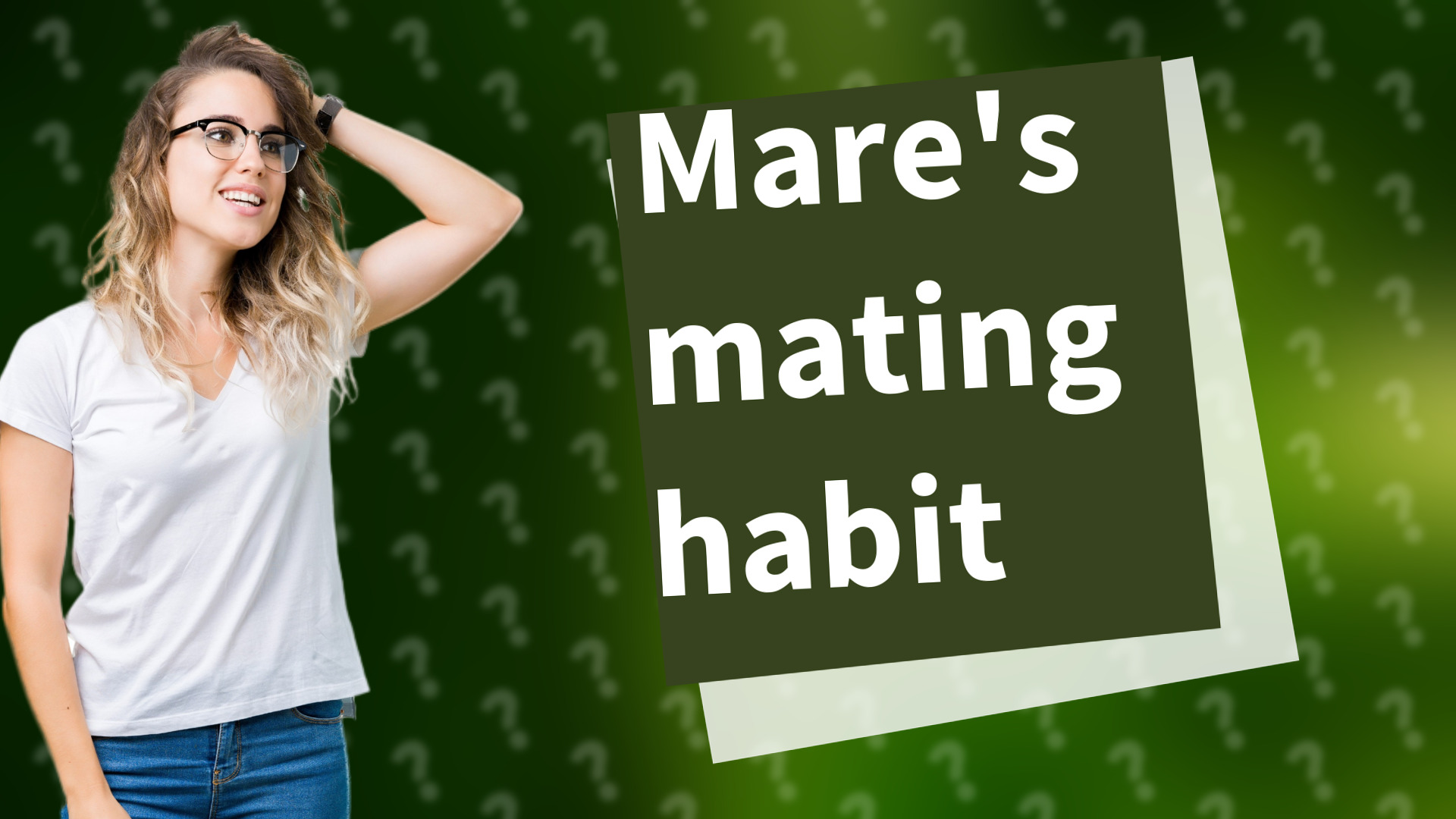 Mare's mating habit