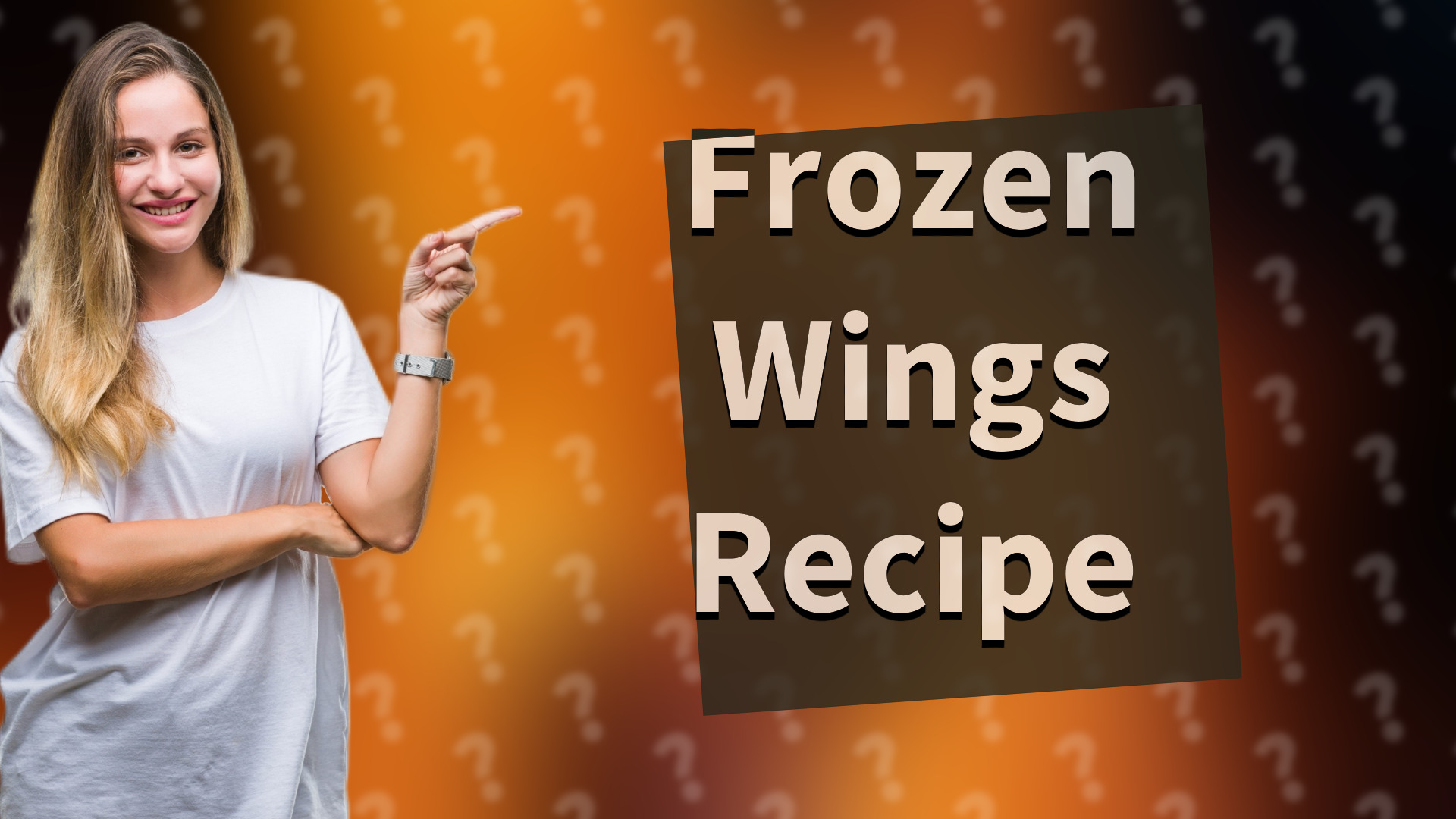 Frozen Wings Recipe