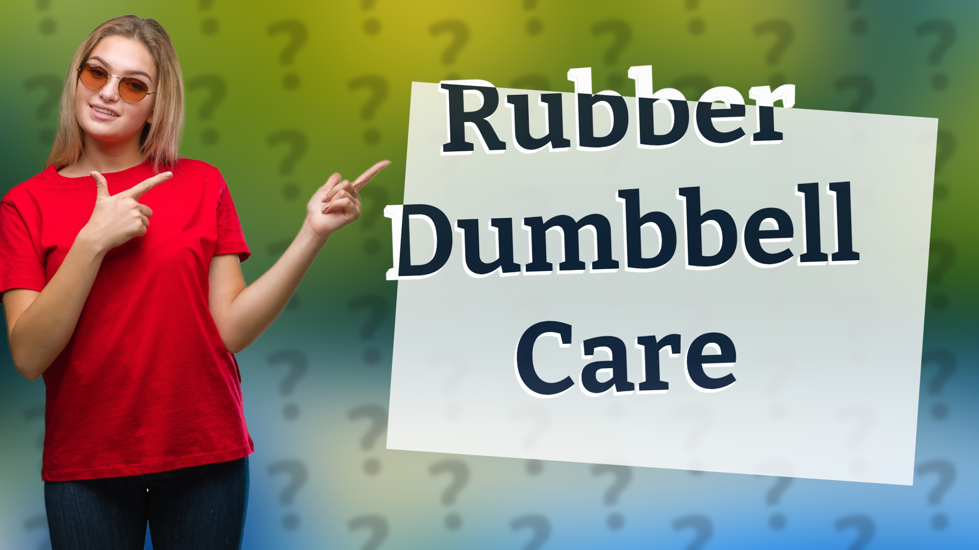 Rubber Dumbbell Care