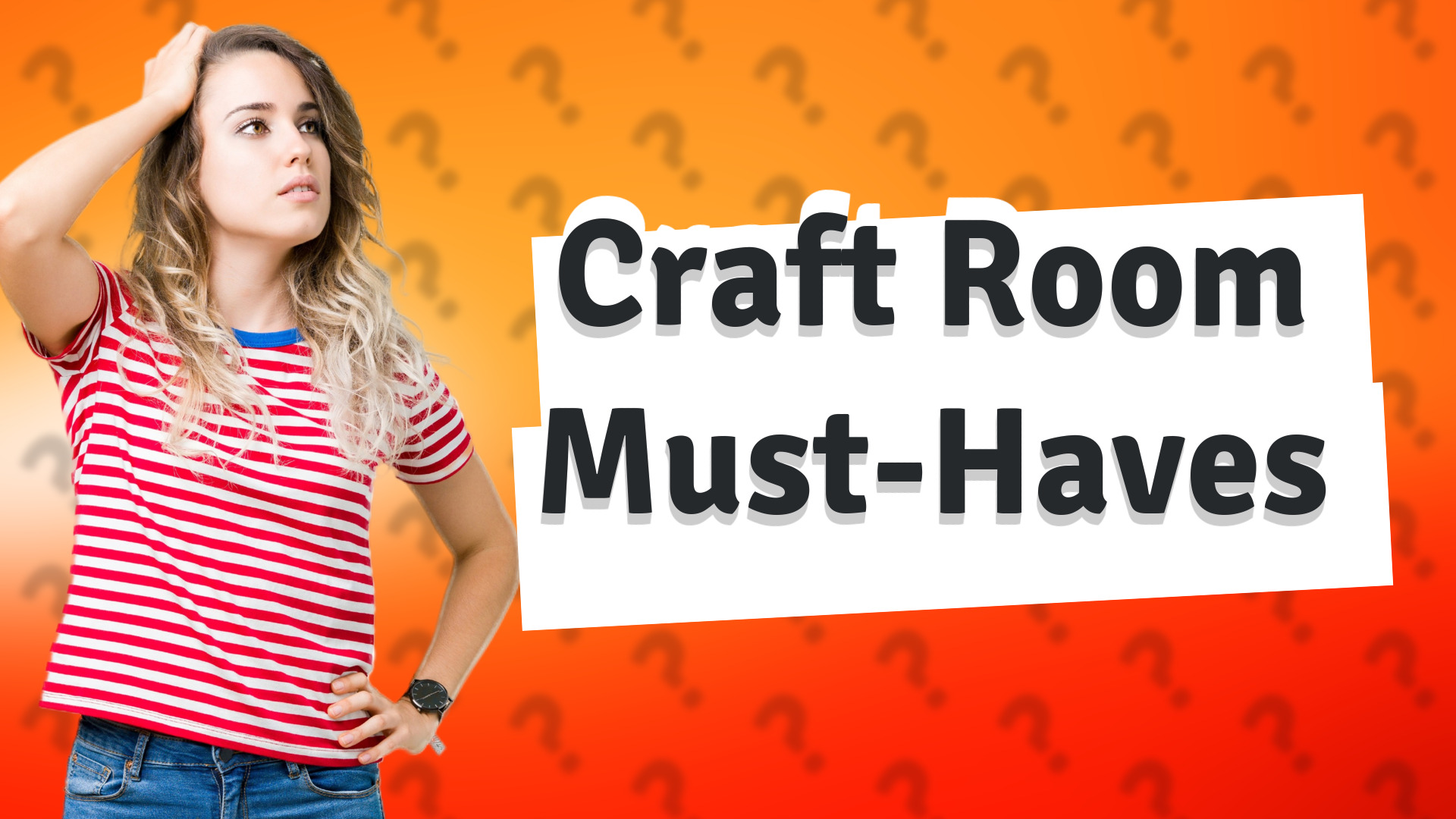 Craft Room Must-Haves