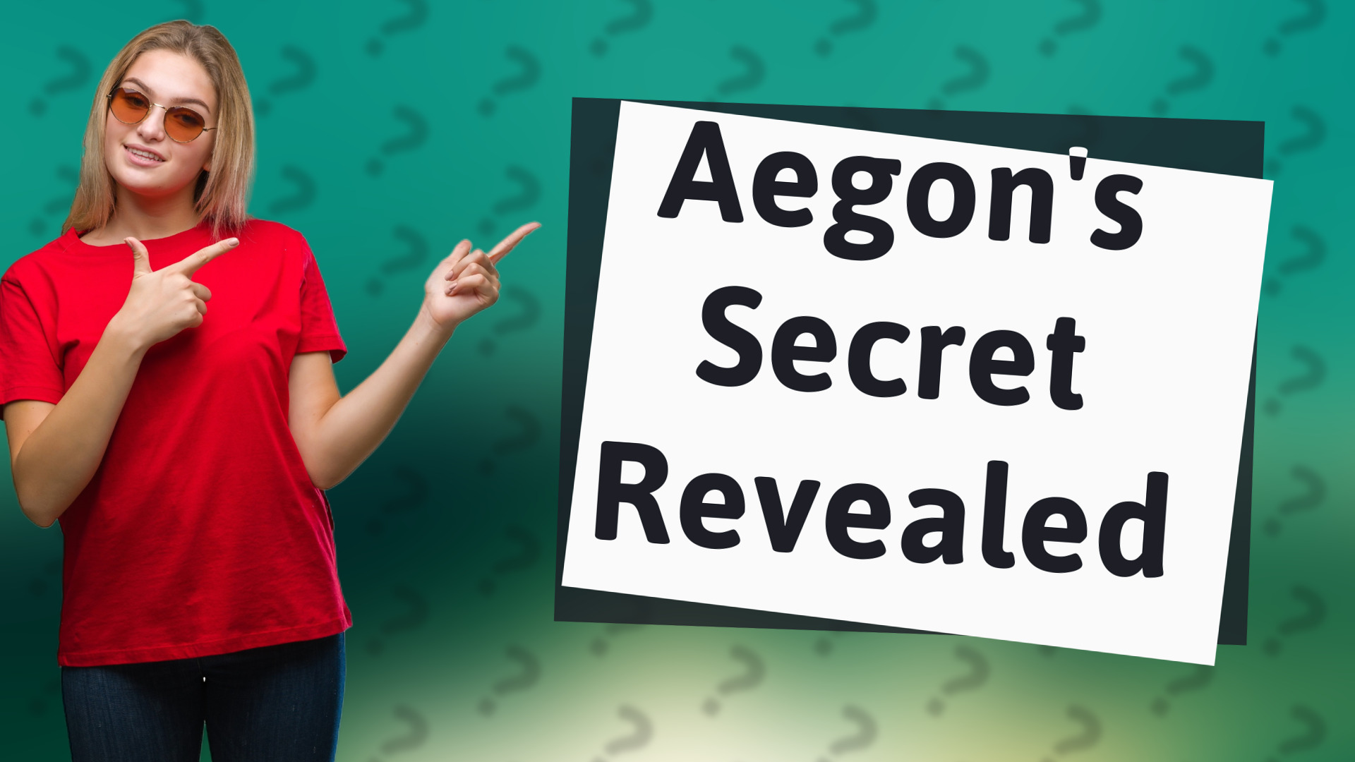 Aegon's Secret Revealed