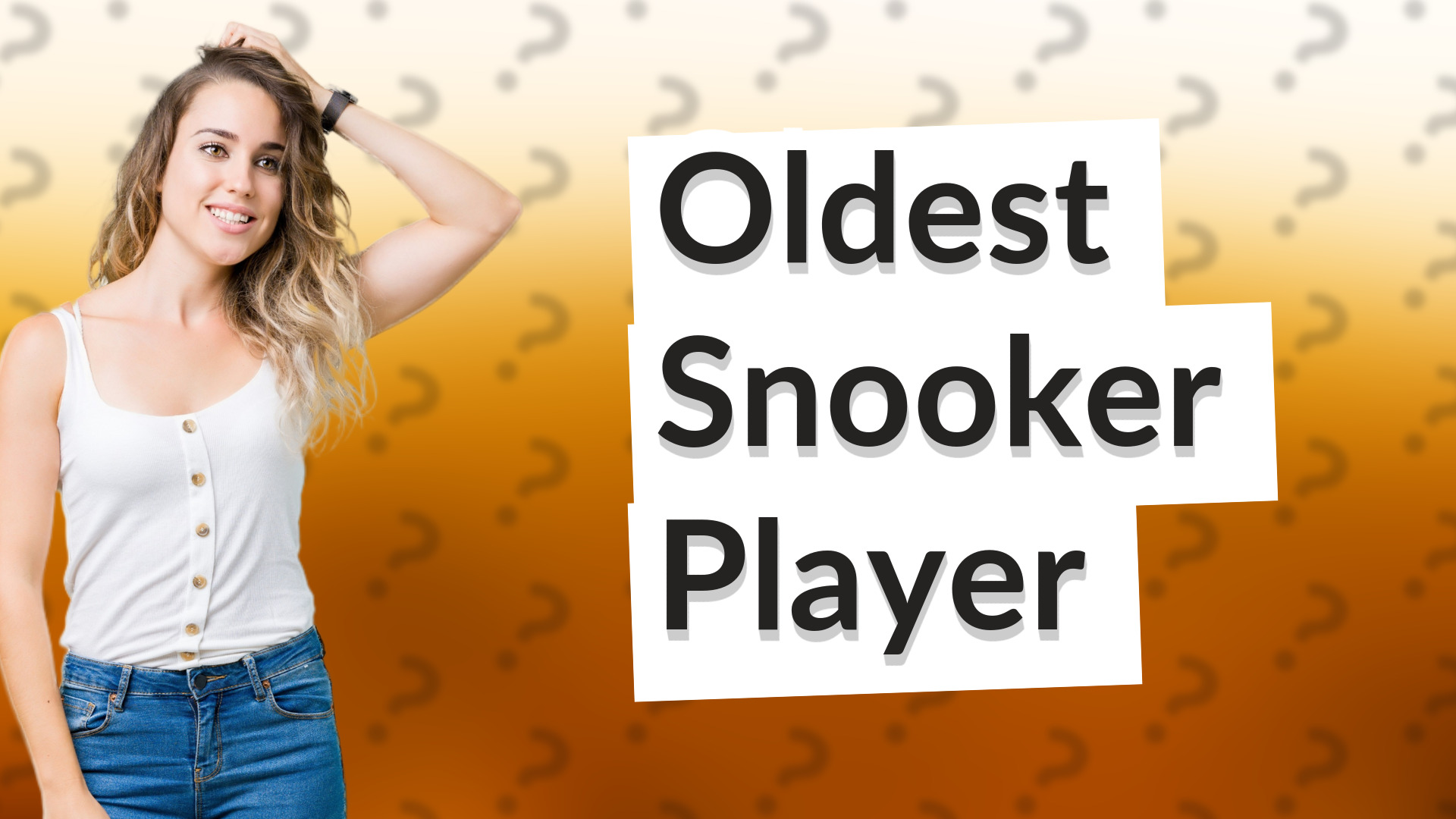 Oldest Snooker Player