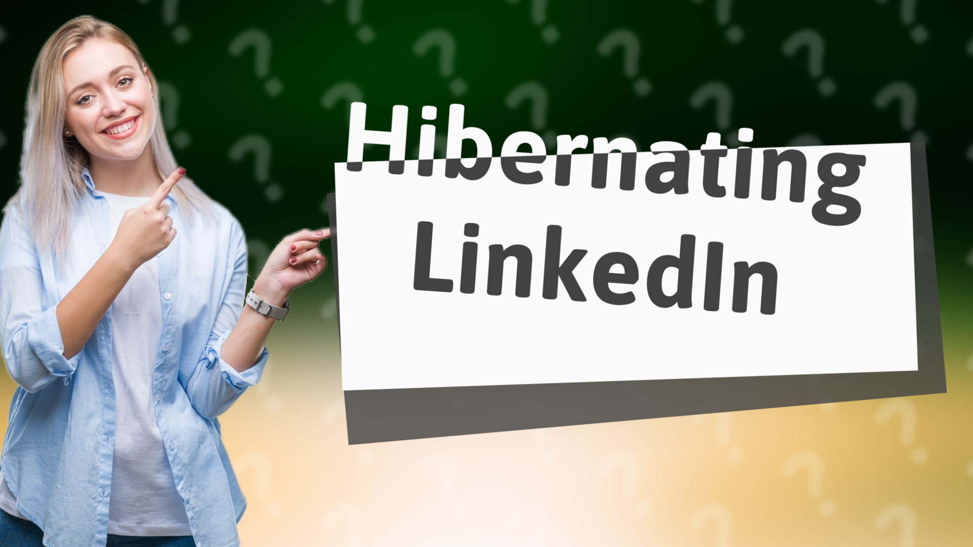 Hibernating LinkedIn