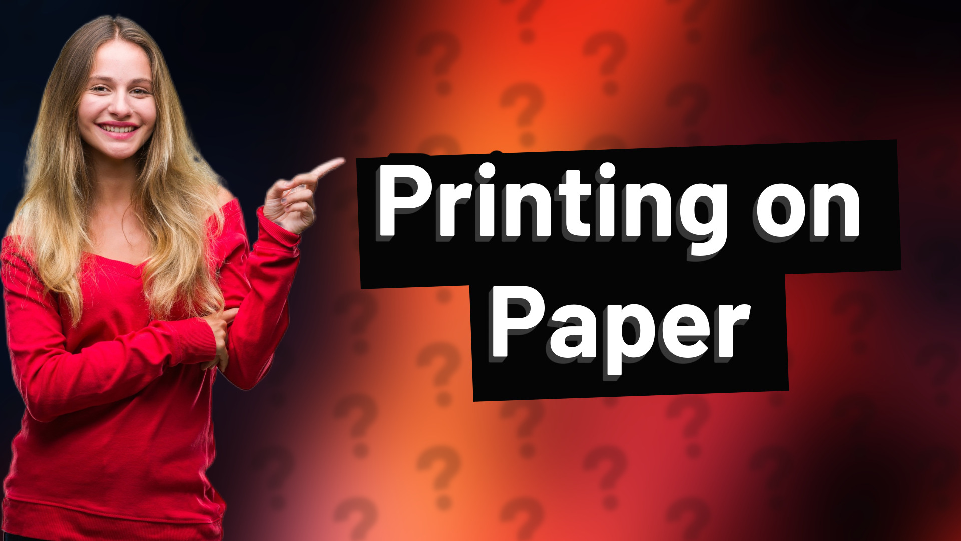 Printing on Paper
