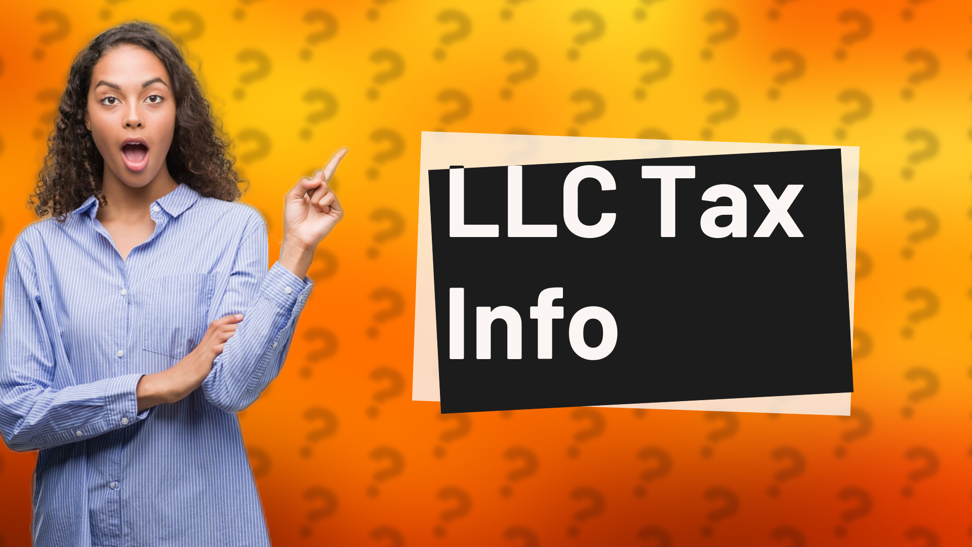 LLC Tax Info