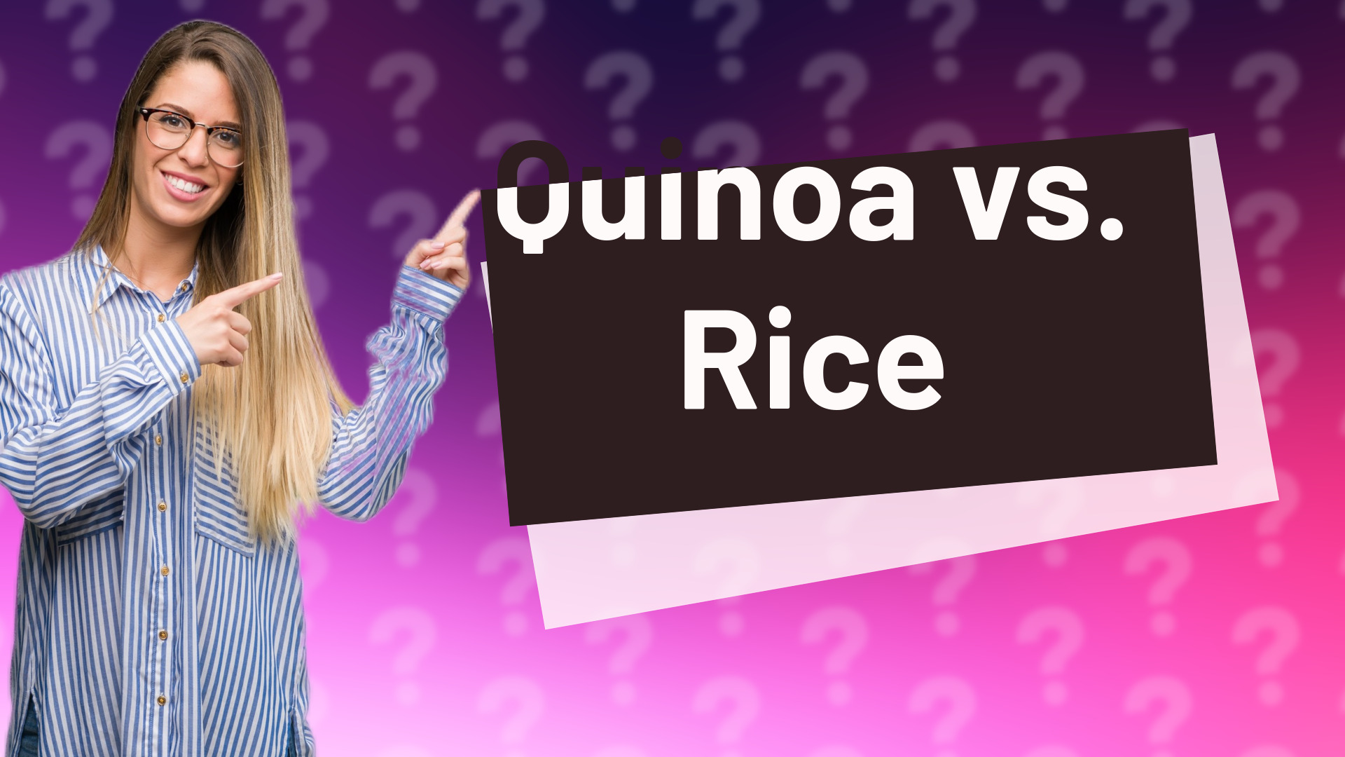 Quinoa vs. Rice