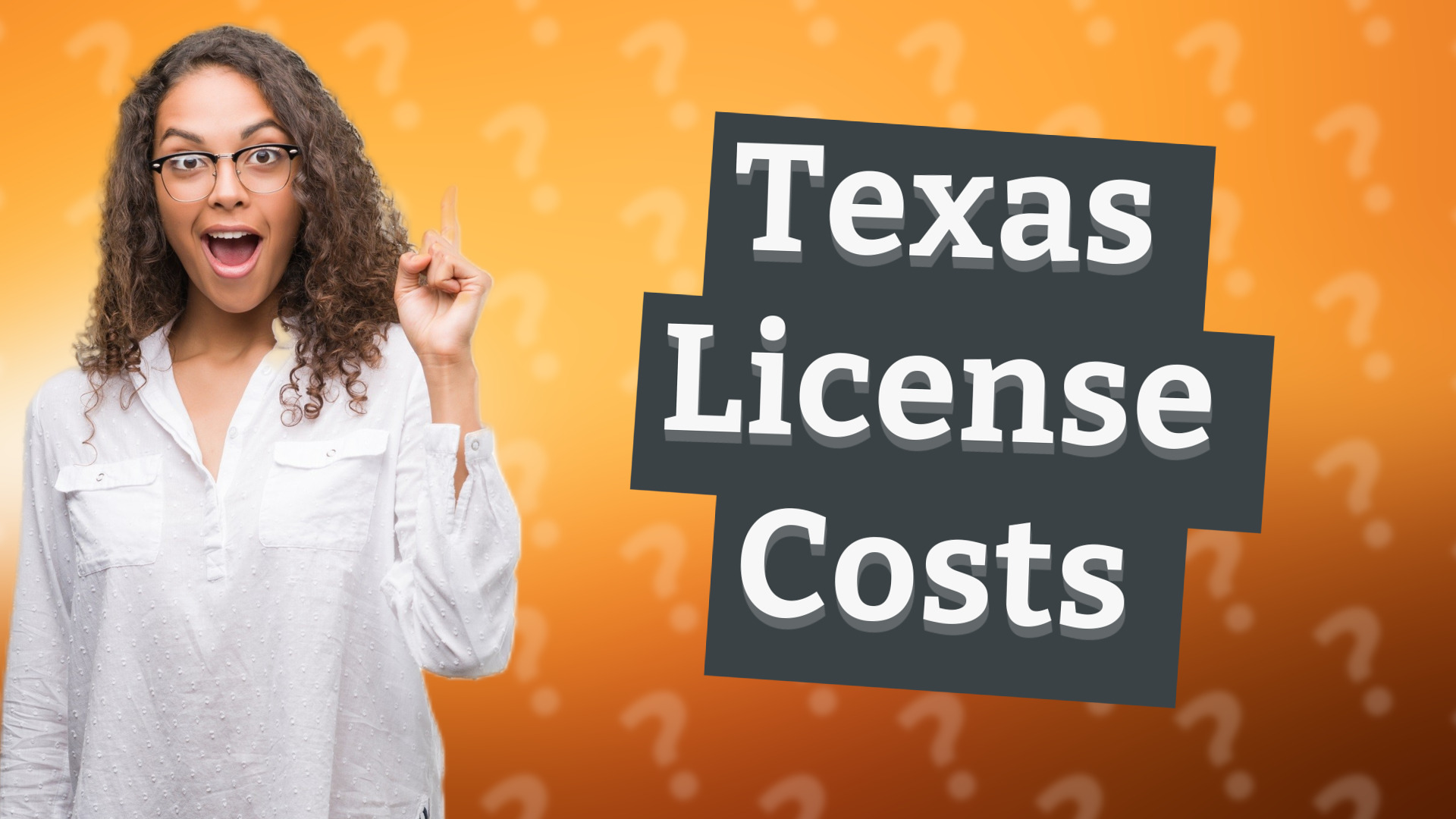 Texas License Costs