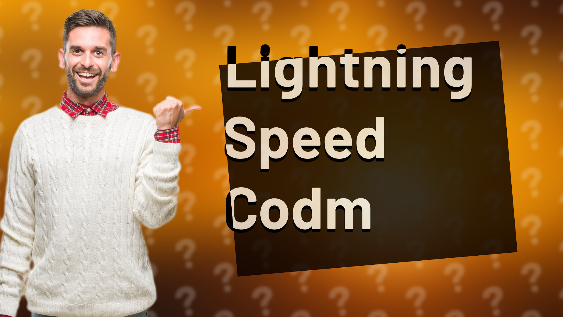 Lightning Speed Codm
