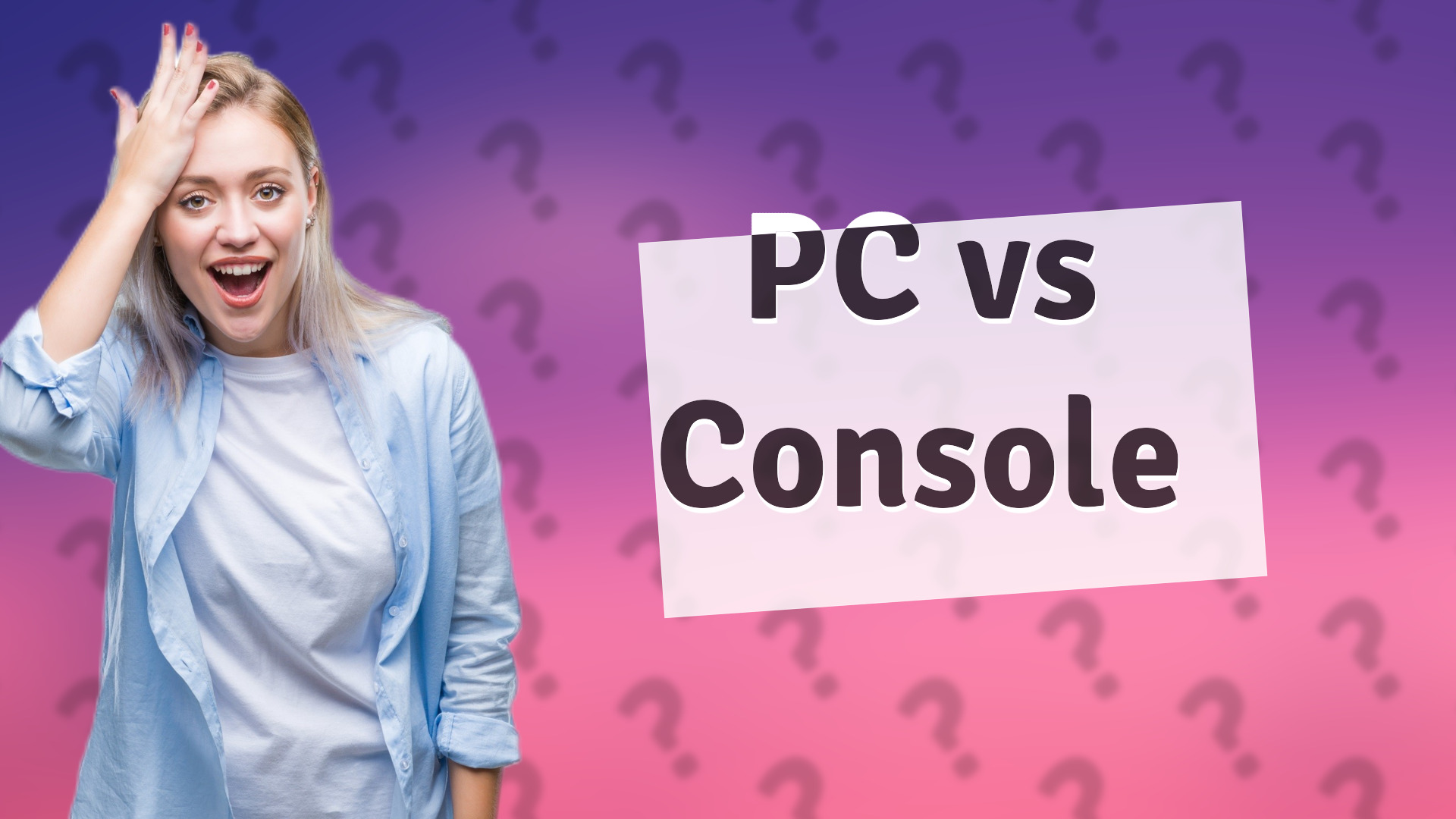 PC vs Console