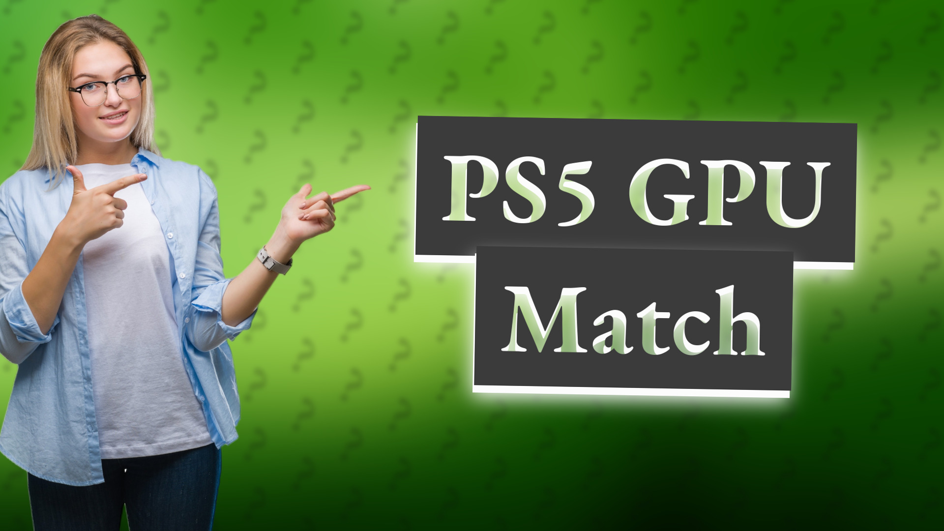 PS5 GPU Match