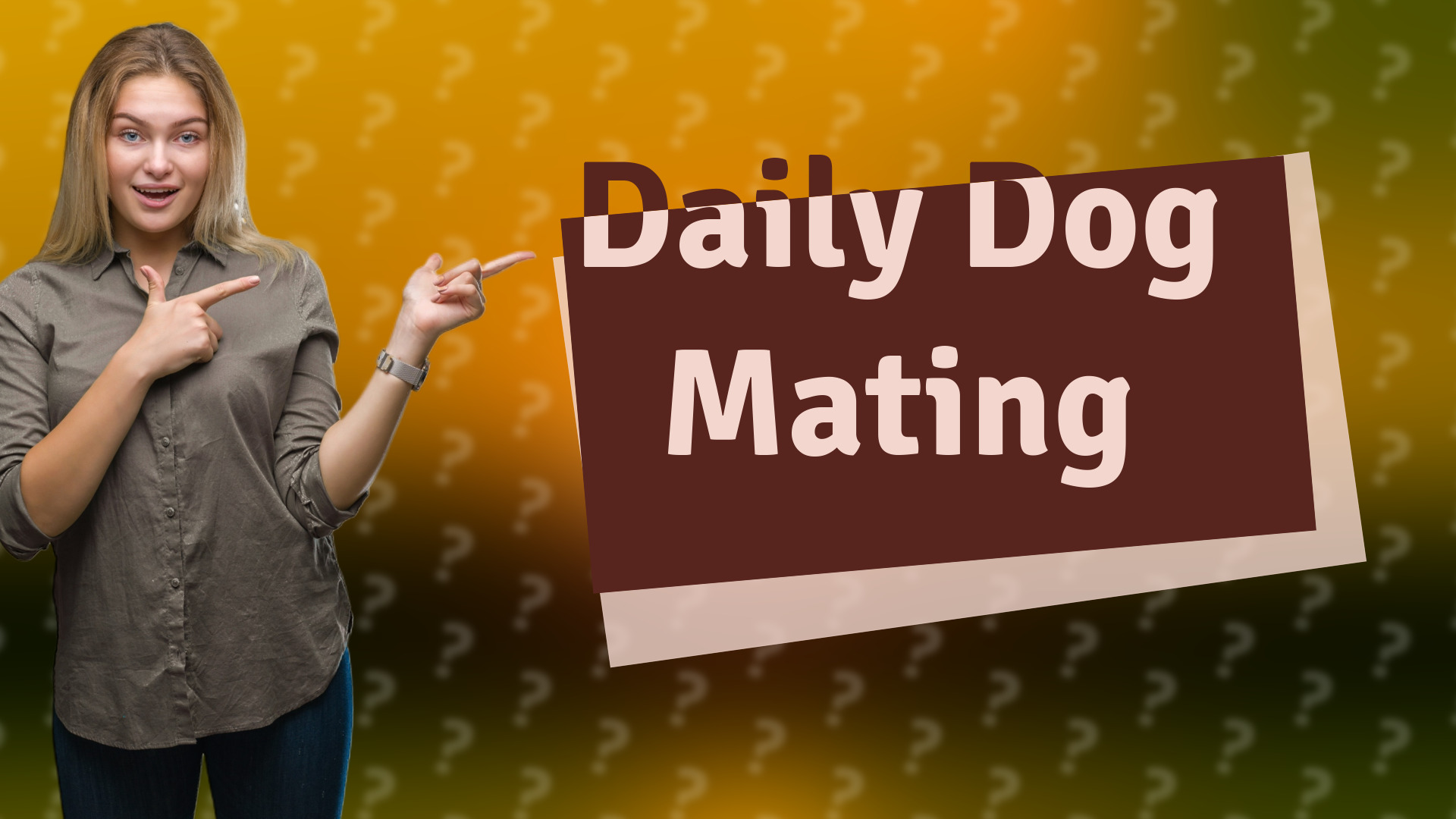 Daily Dog Mating