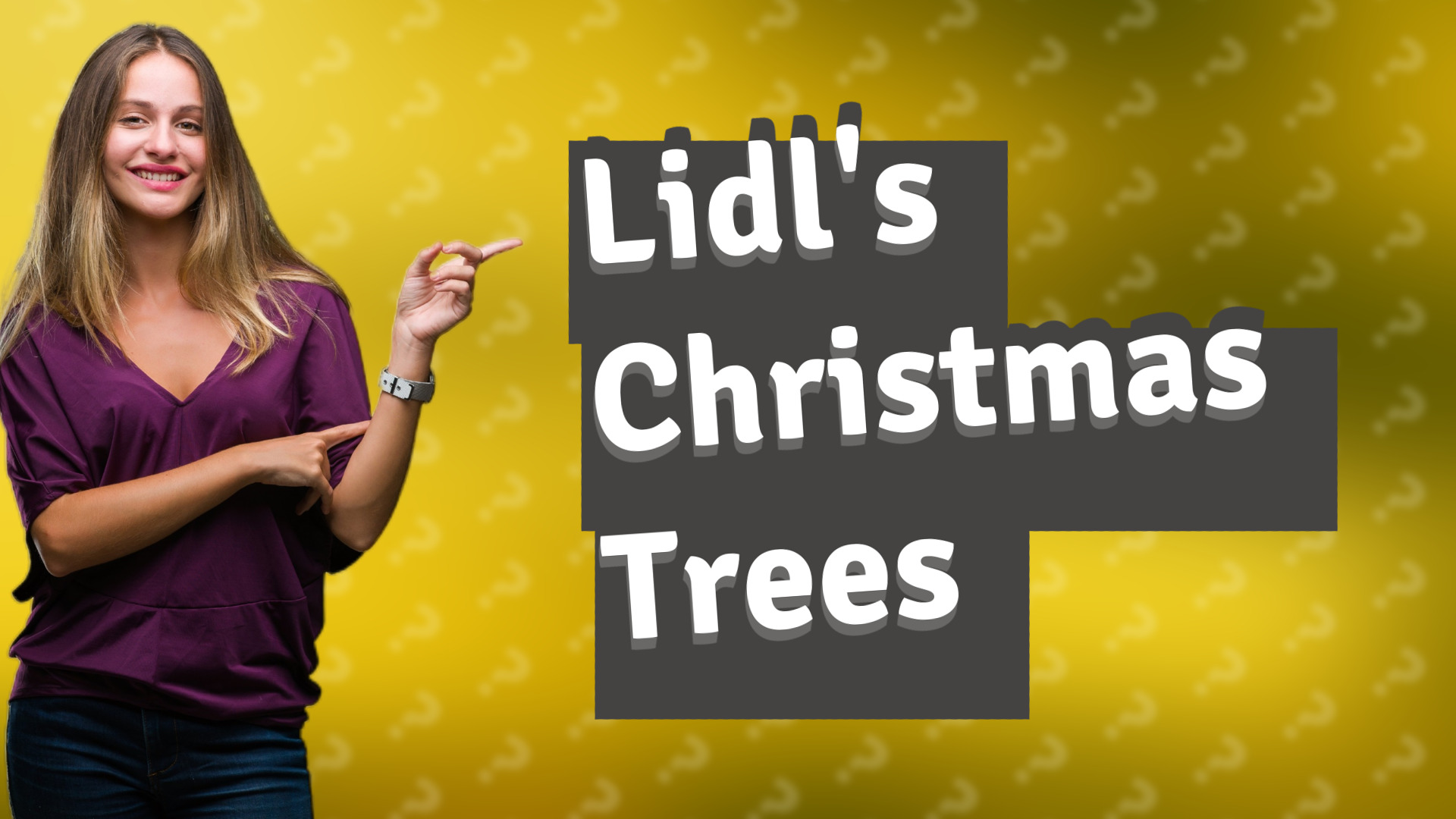 Lidl's Christmas Trees