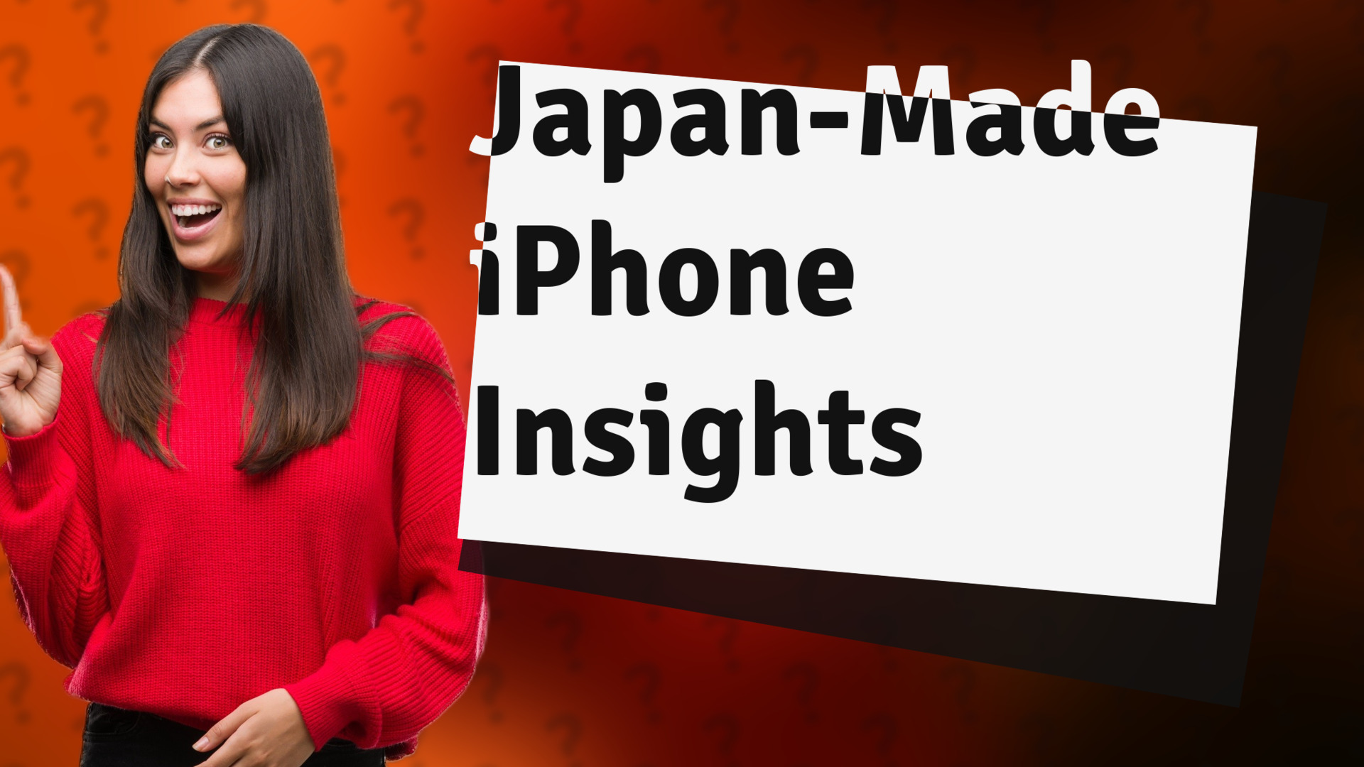 Japan-Made iPhone Insights