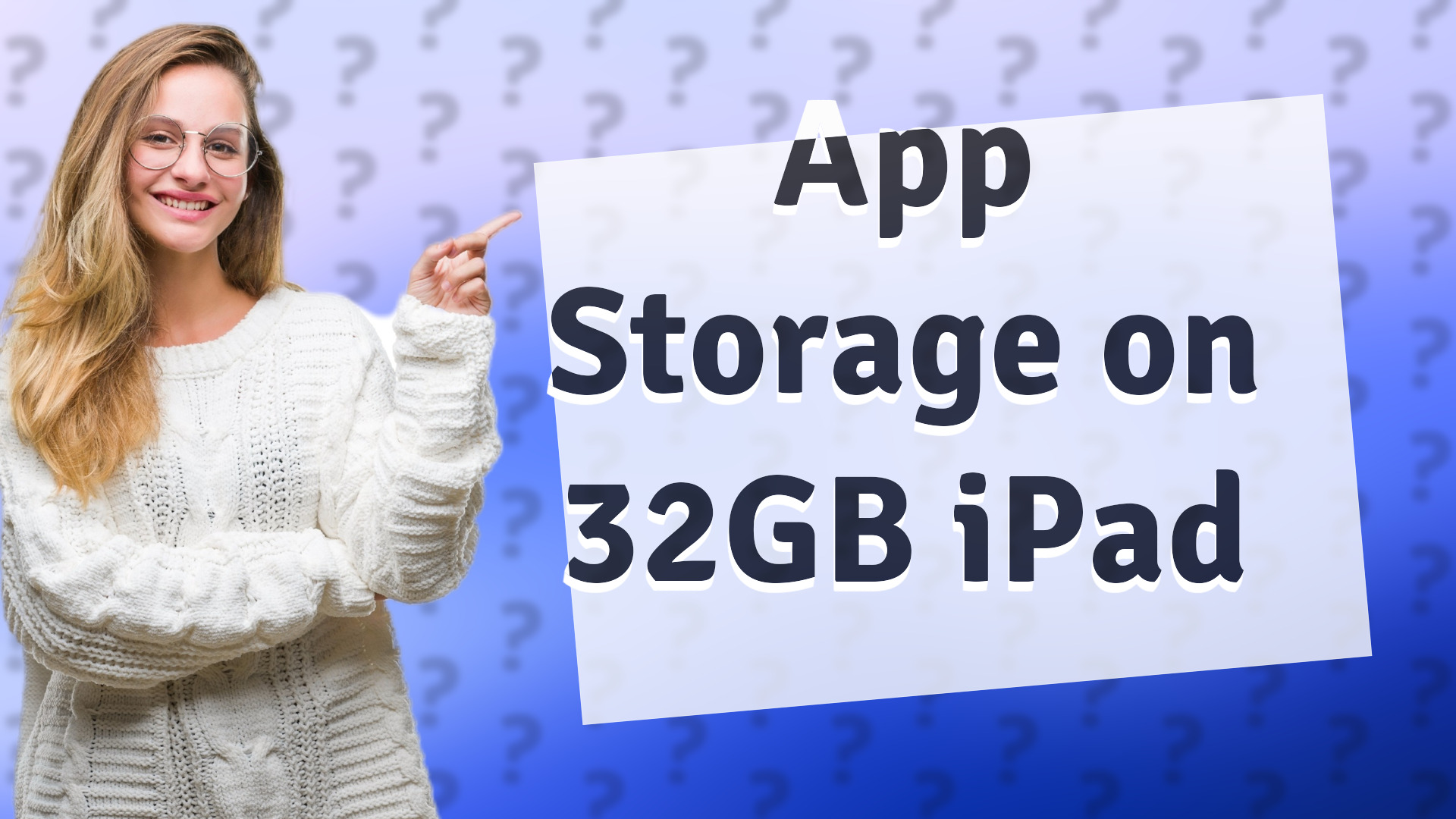 App Storage on 32GB iPad