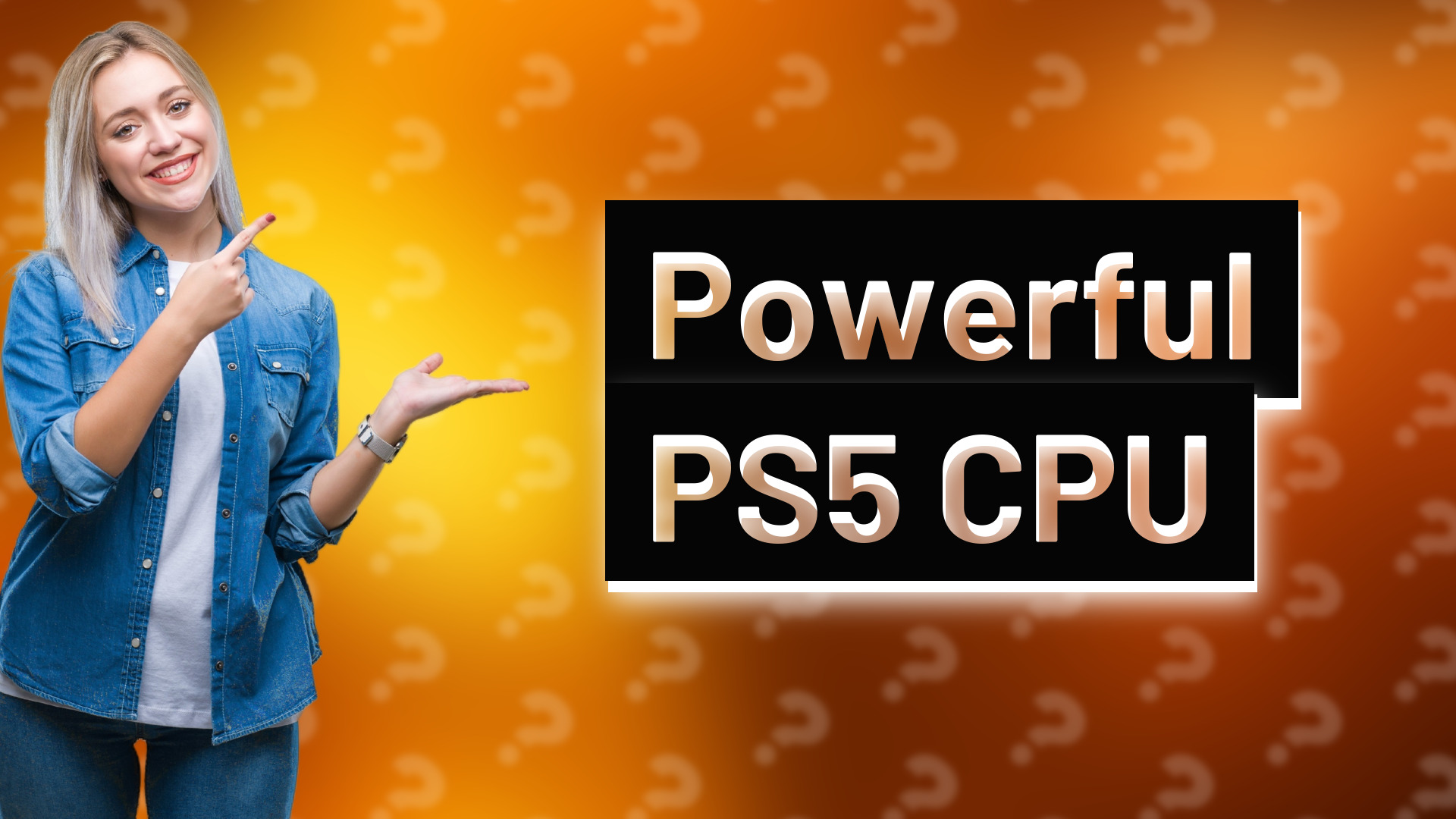 Powerful PS5 CPU